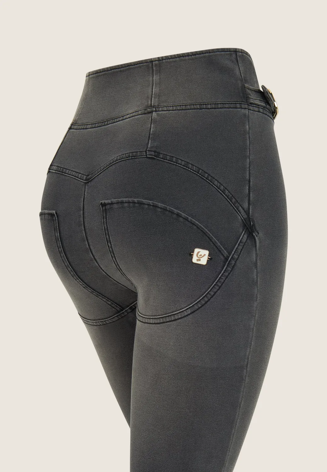 Freddy WR.UP Jeggings Damen High Waist Denim Grau