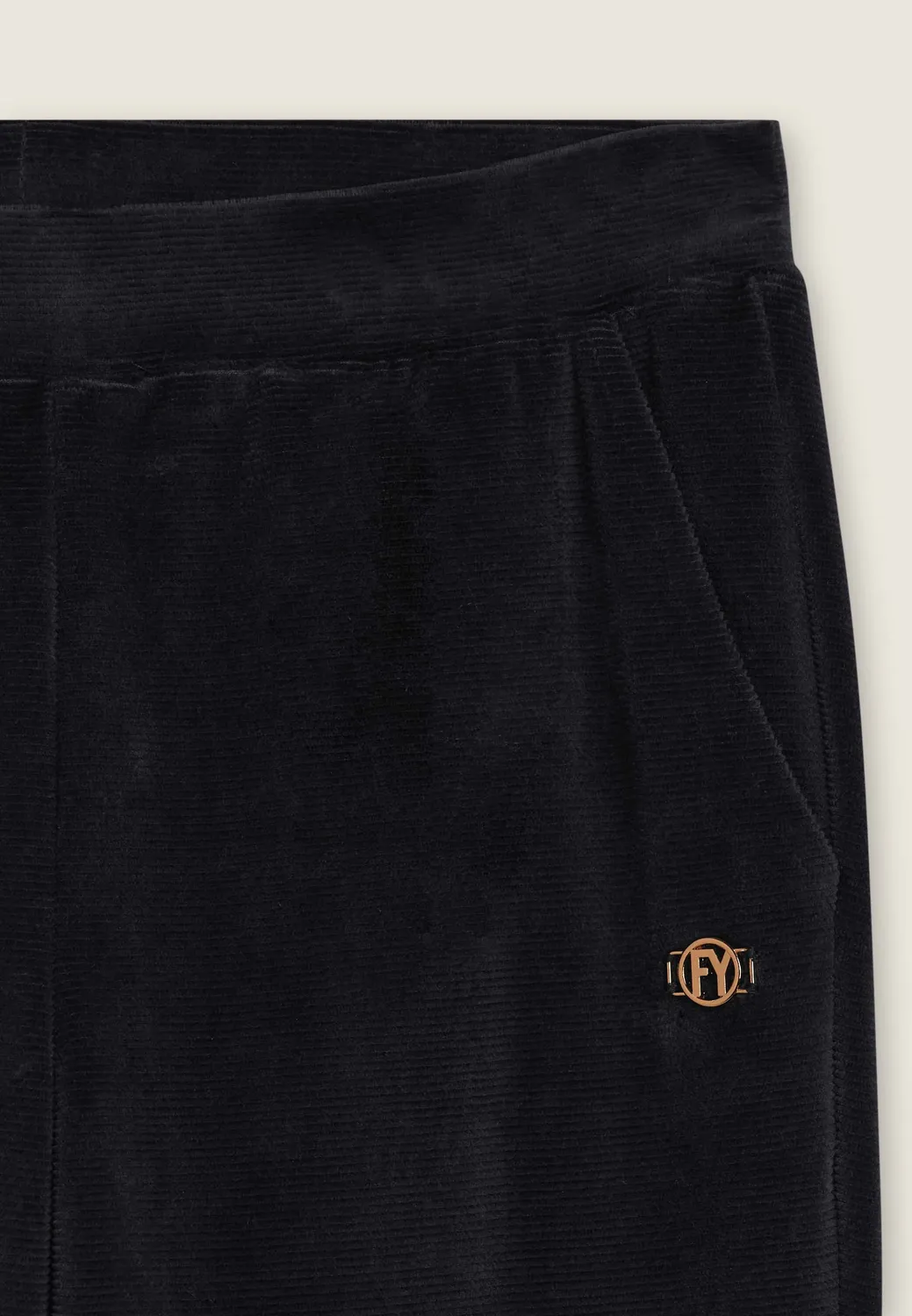 Freddy Chenille Hose Dark Sapphire gerade