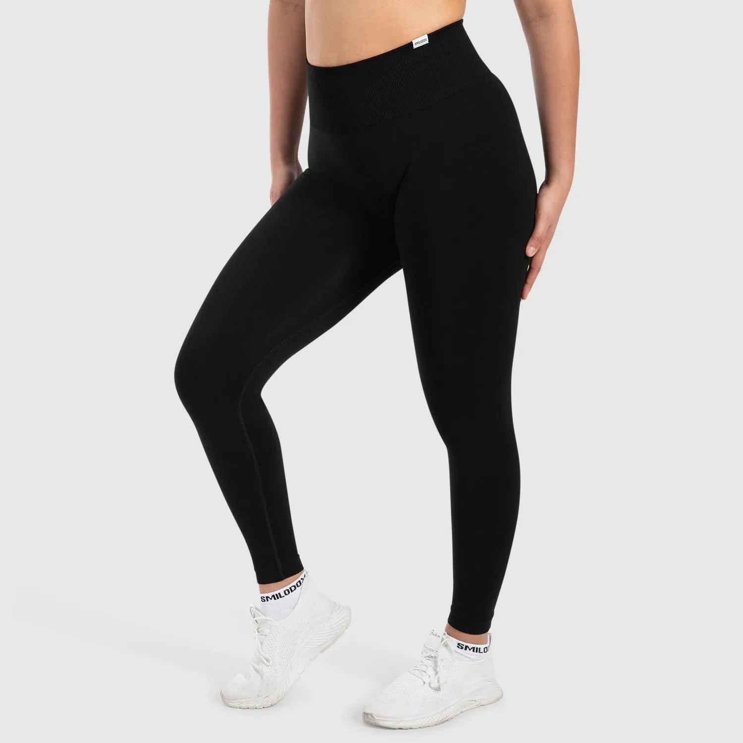 Smilodox Amaze Pro Damen Leggings Schwarz blickdicht