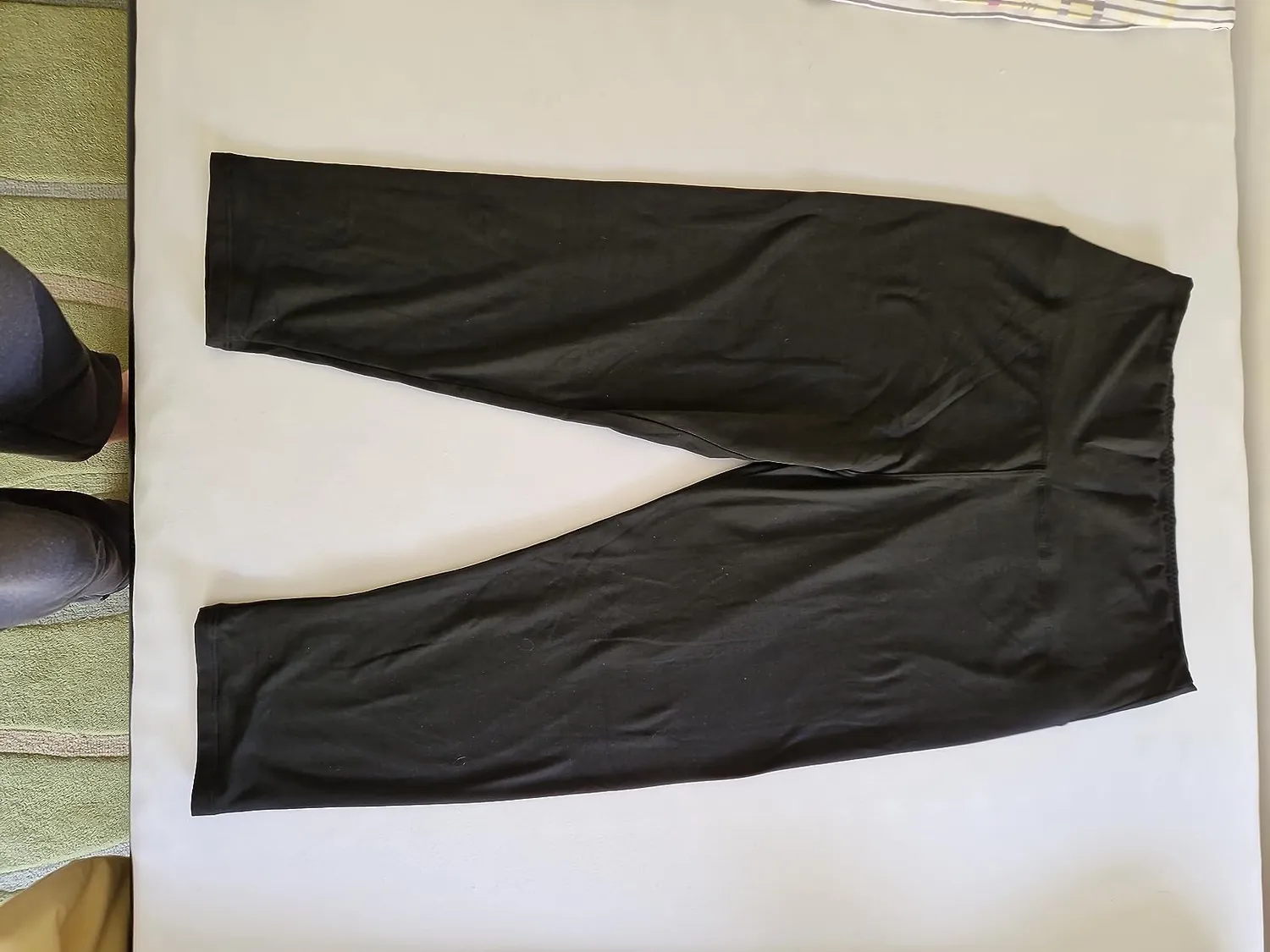 SINOPHANT 3/4 Leggings High Waist blickdicht Schwarz