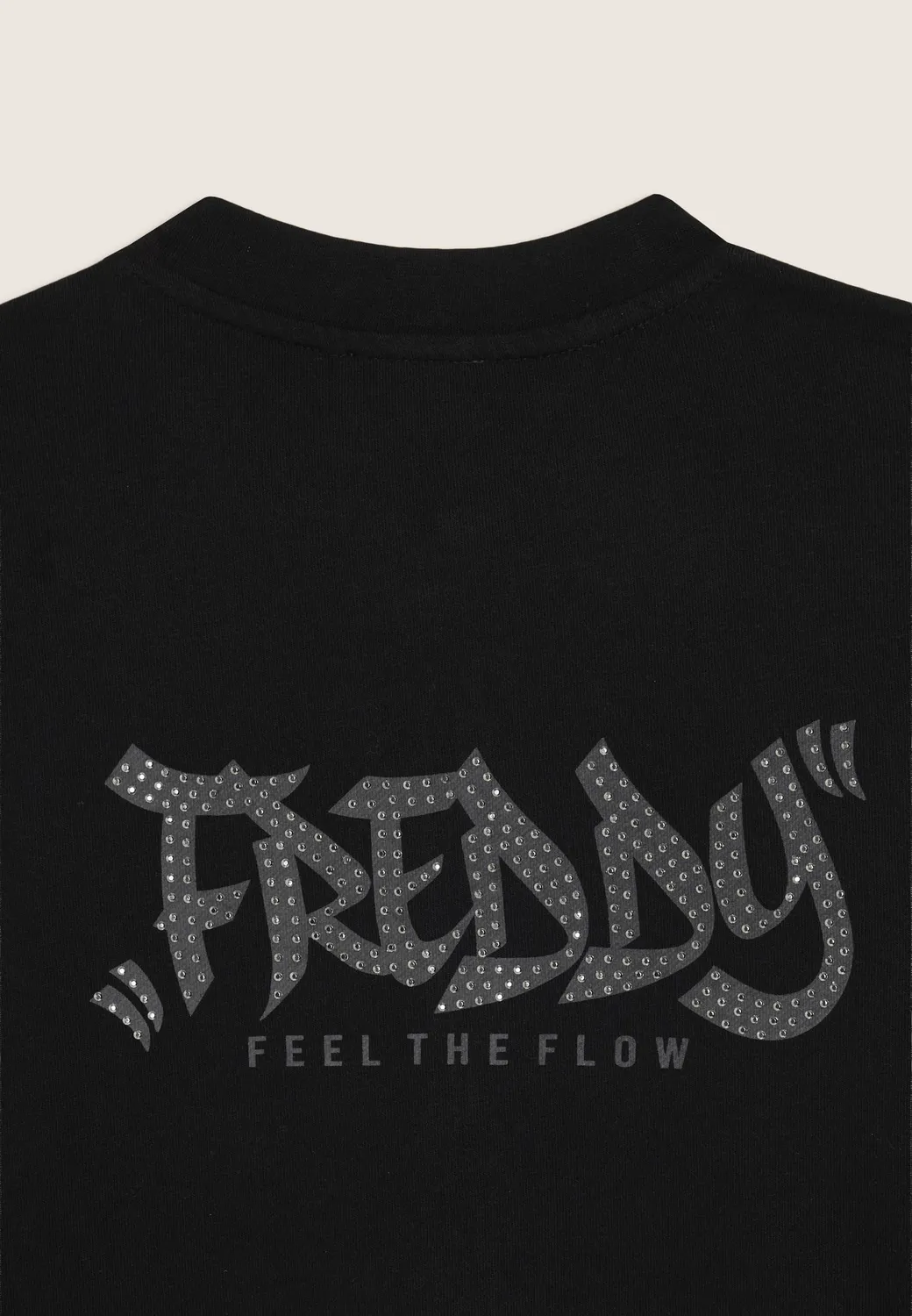 Freddy Feel the Flow Hoodie Oversize Schwarz Small