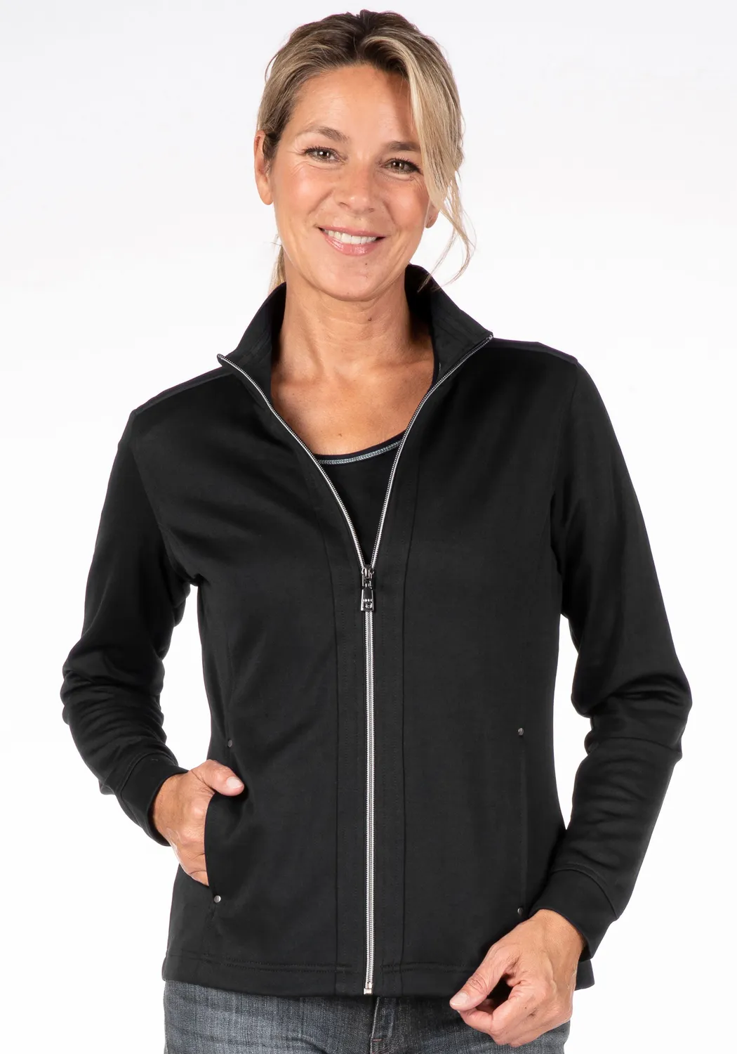 LPO Abby Jacke schwarz leicht tailliert