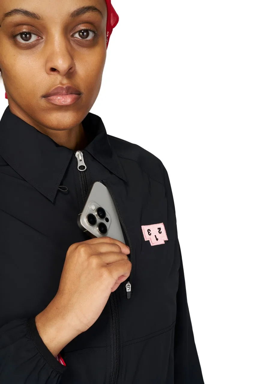UNNA Run Wild Shirt W Overshirt Podium Black dehnbar
