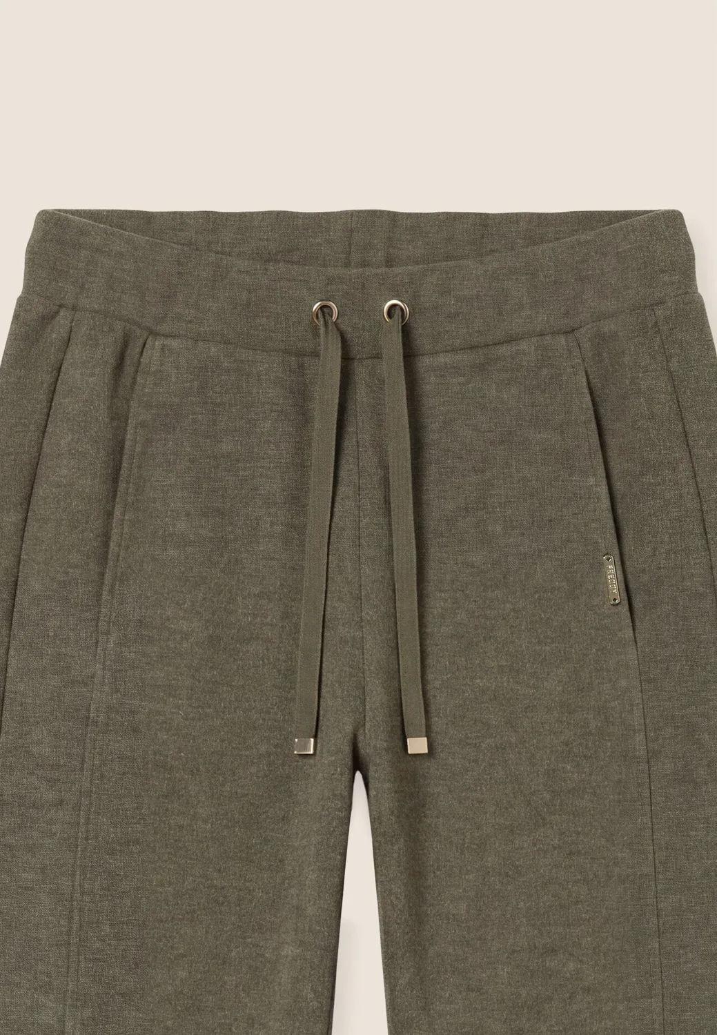 Freddy Damen Jogginghose Tricot Melange Schwarz regular