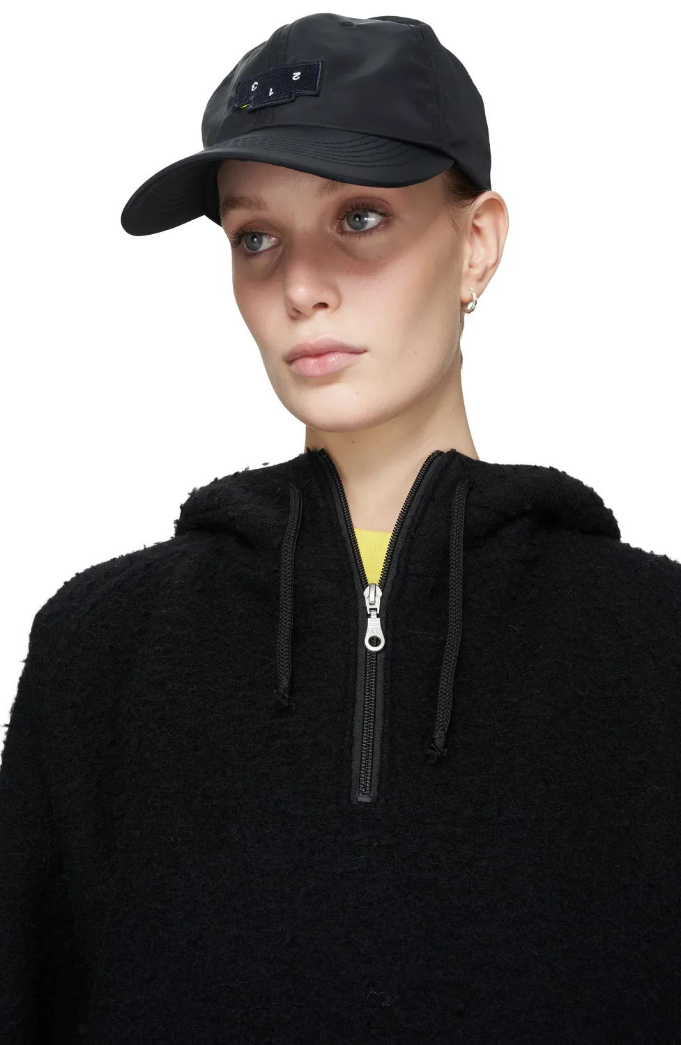 UNNA Walkman Damen Anorak schwarz Wolle