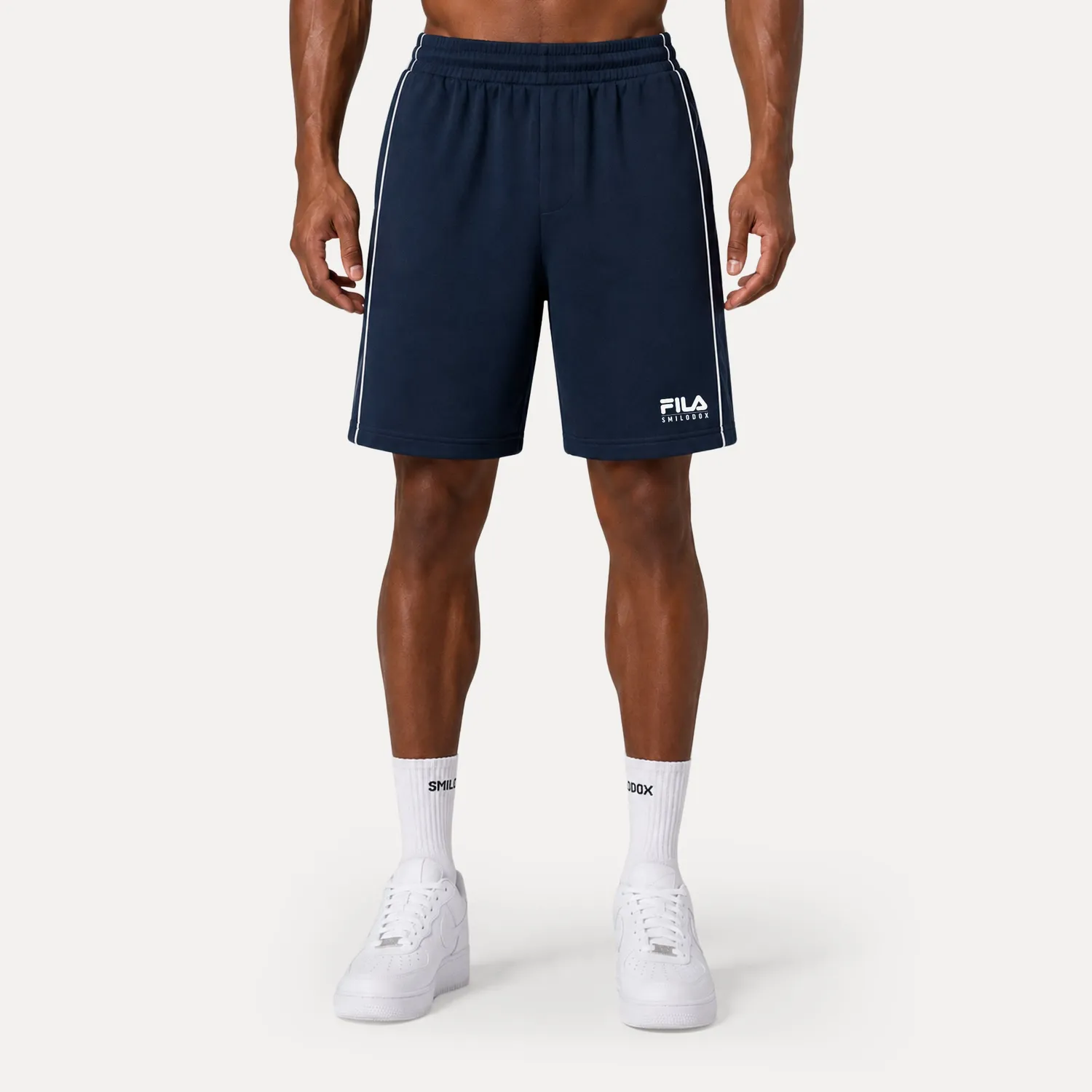 Smilodox x Fila Iseo Shorts Herren schwarz Regular Fit