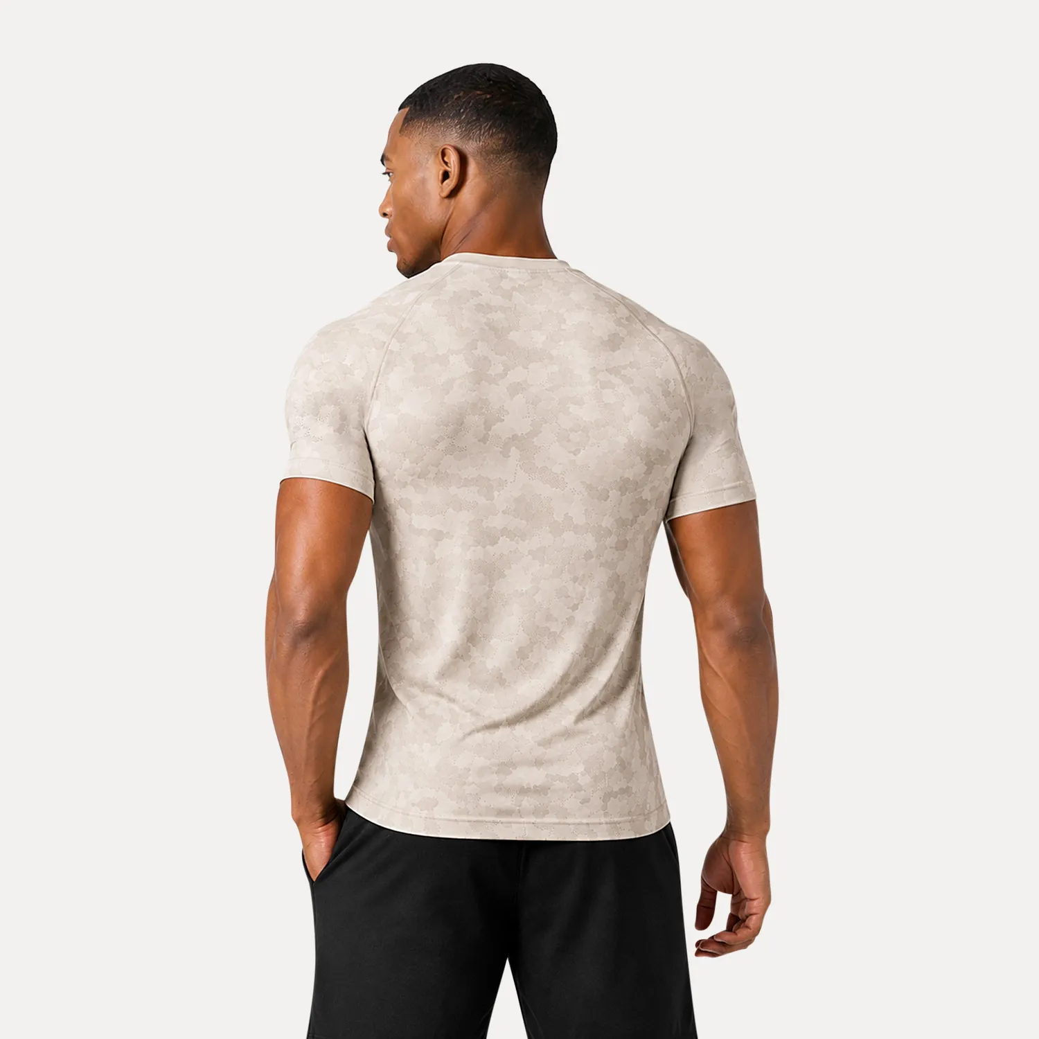 Smilodox Varek T-Shirt Herren Camo Shaped Fit