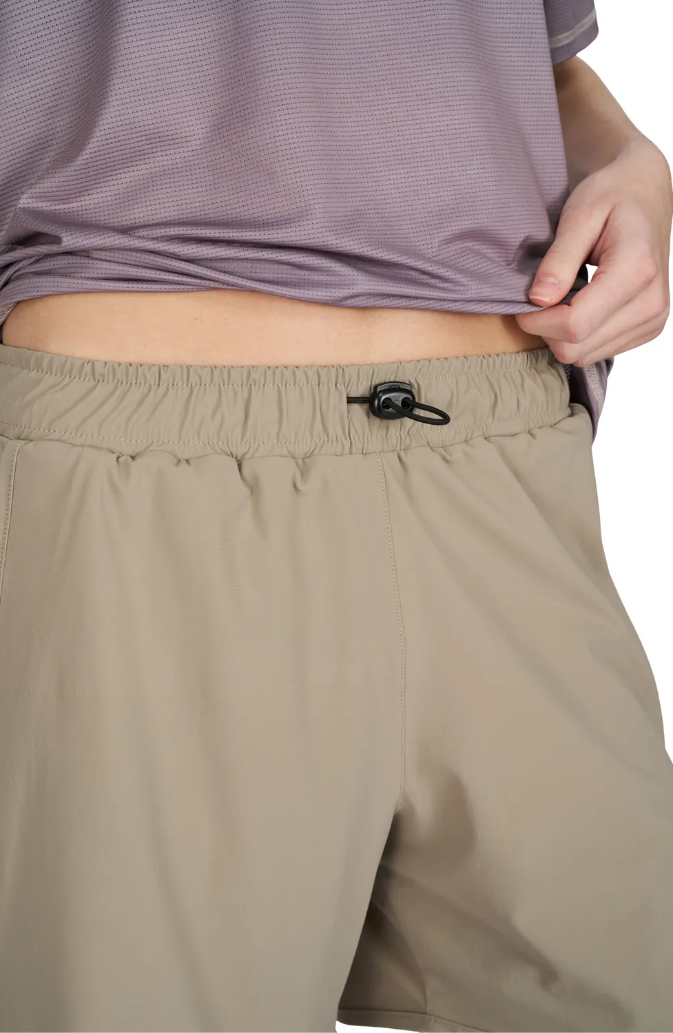 UNNA Flow Shorts 5 Laufshorts Warm Sand