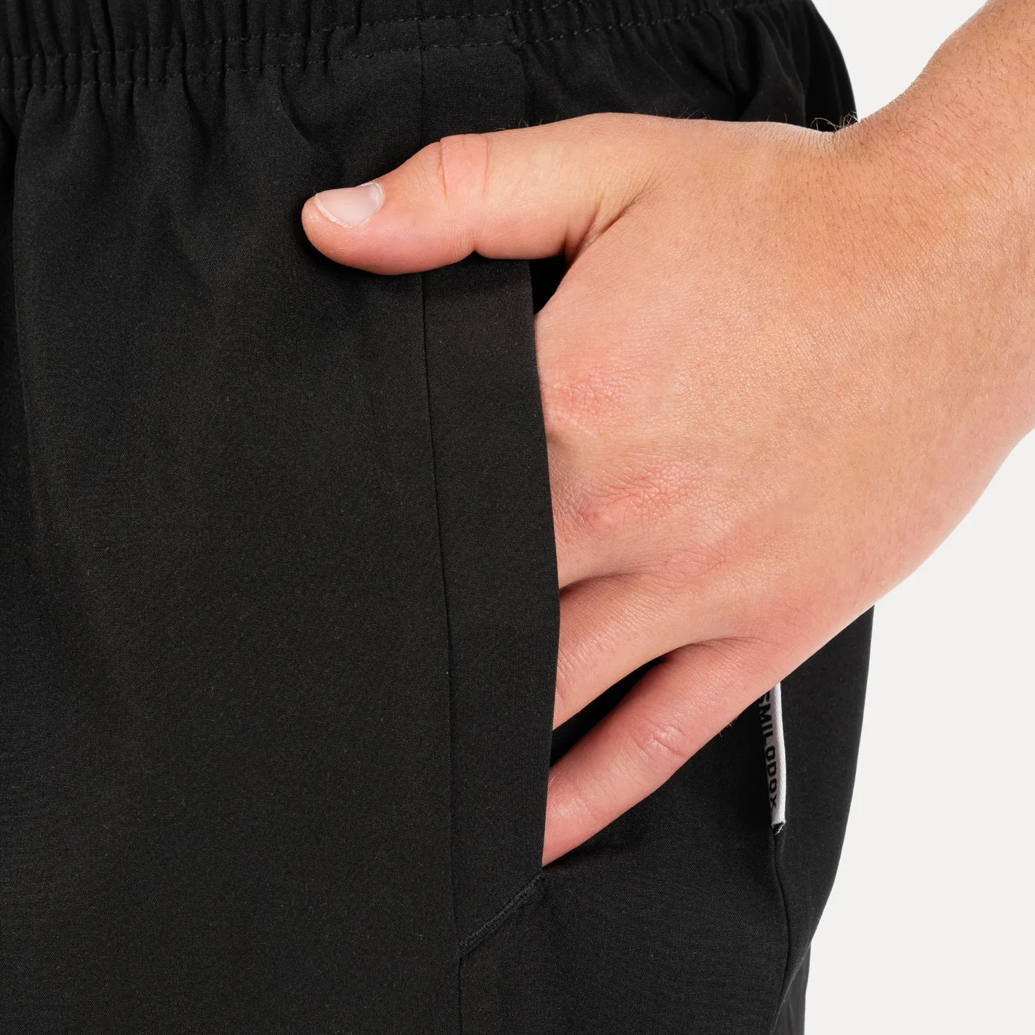 Smilodox Basic Jarek Shorts Schwarz Regular-Fit
