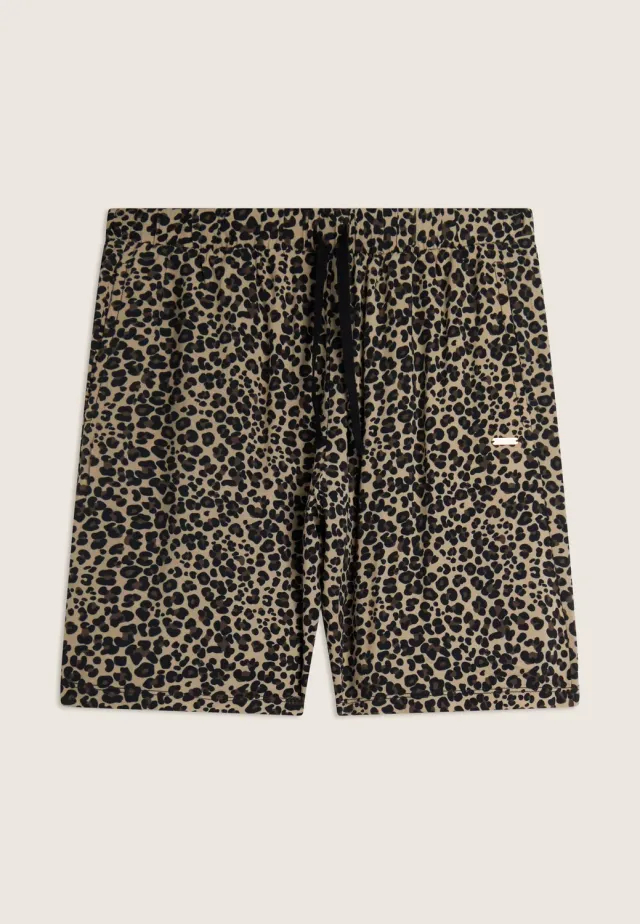 Freddy Damen Shorts Wide Leg Leo Viskose Zebra