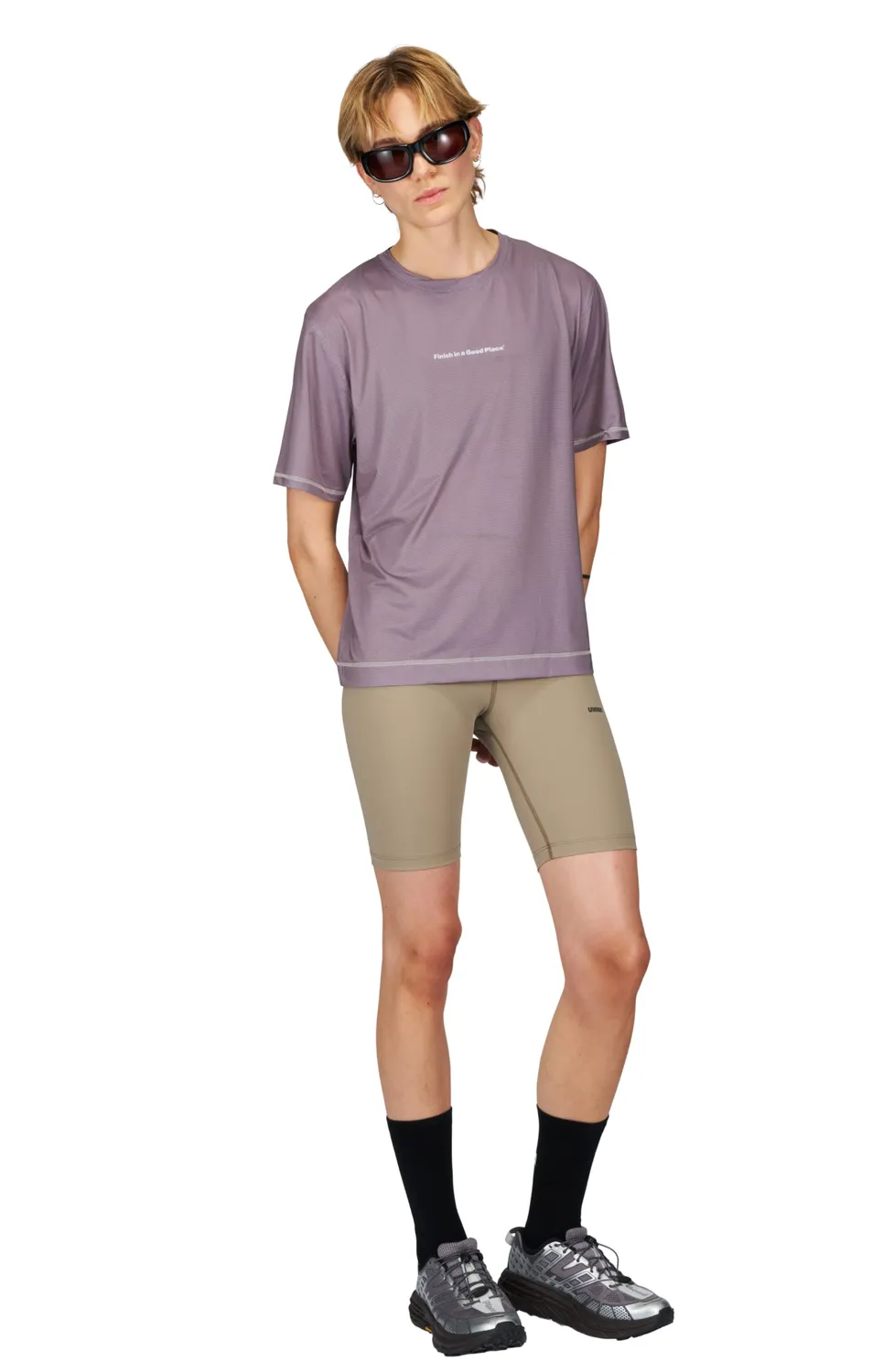 UNNA Wavy Tee W T-Shirt Orchid Night Kontrastnaht