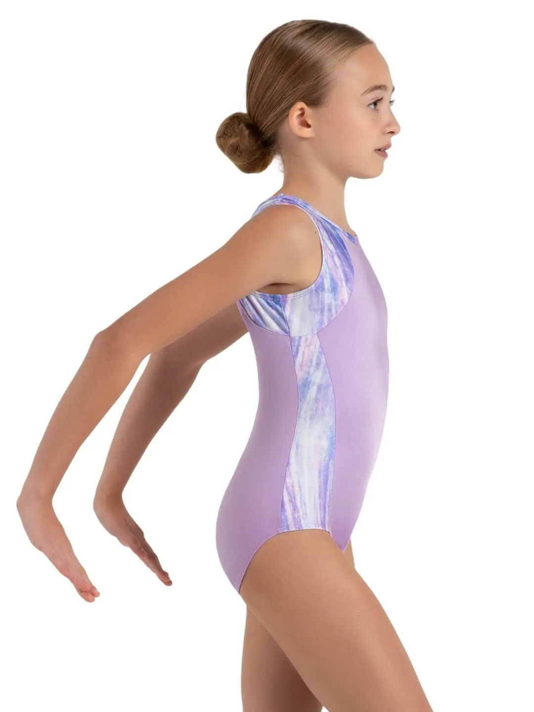 Capezio Mermaid Magic 12112C Kindertrikot Tie Dye Lilac