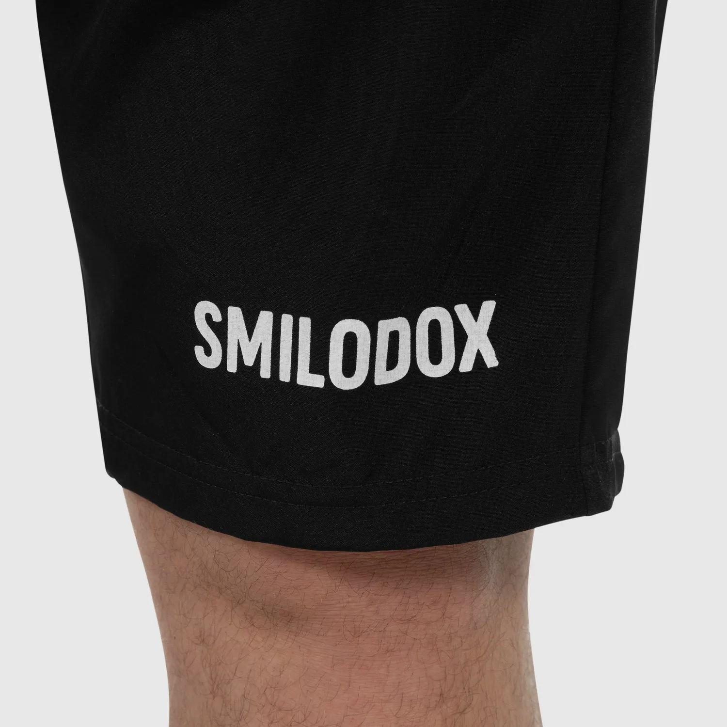 Smilodox Herren Shorts Herren-Shorts Schwarz elastisch