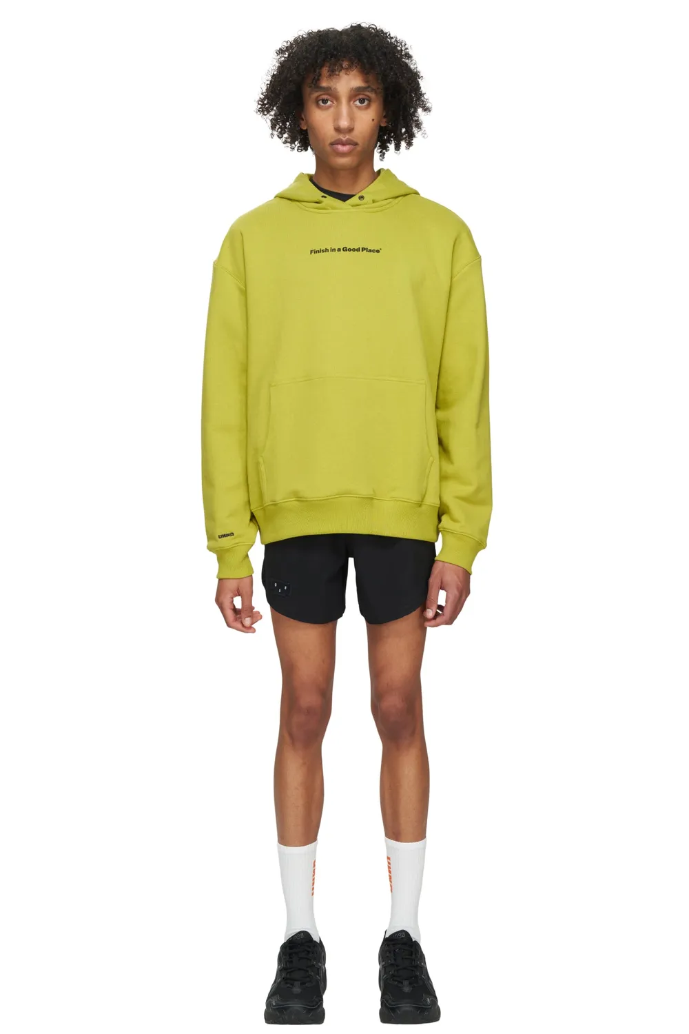 UNNA Slow Motion Hoodie Golden Green Bio-Baumwolle