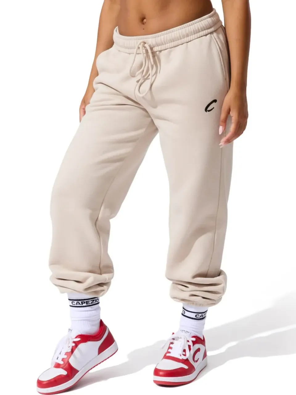 Capezio Varsity F6006U Jogginghose Oatmeal Baumwolle