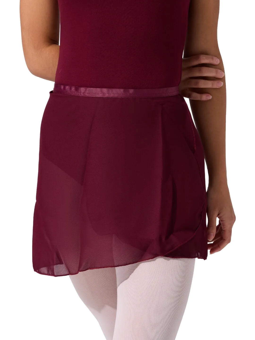 Capezio Class Collection N272 Wickelrock Schwarz Chiffon