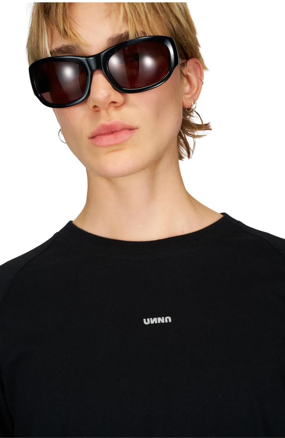 UNNA Experience LS W Langarmshirt Schwarz Bio-Baumwolle