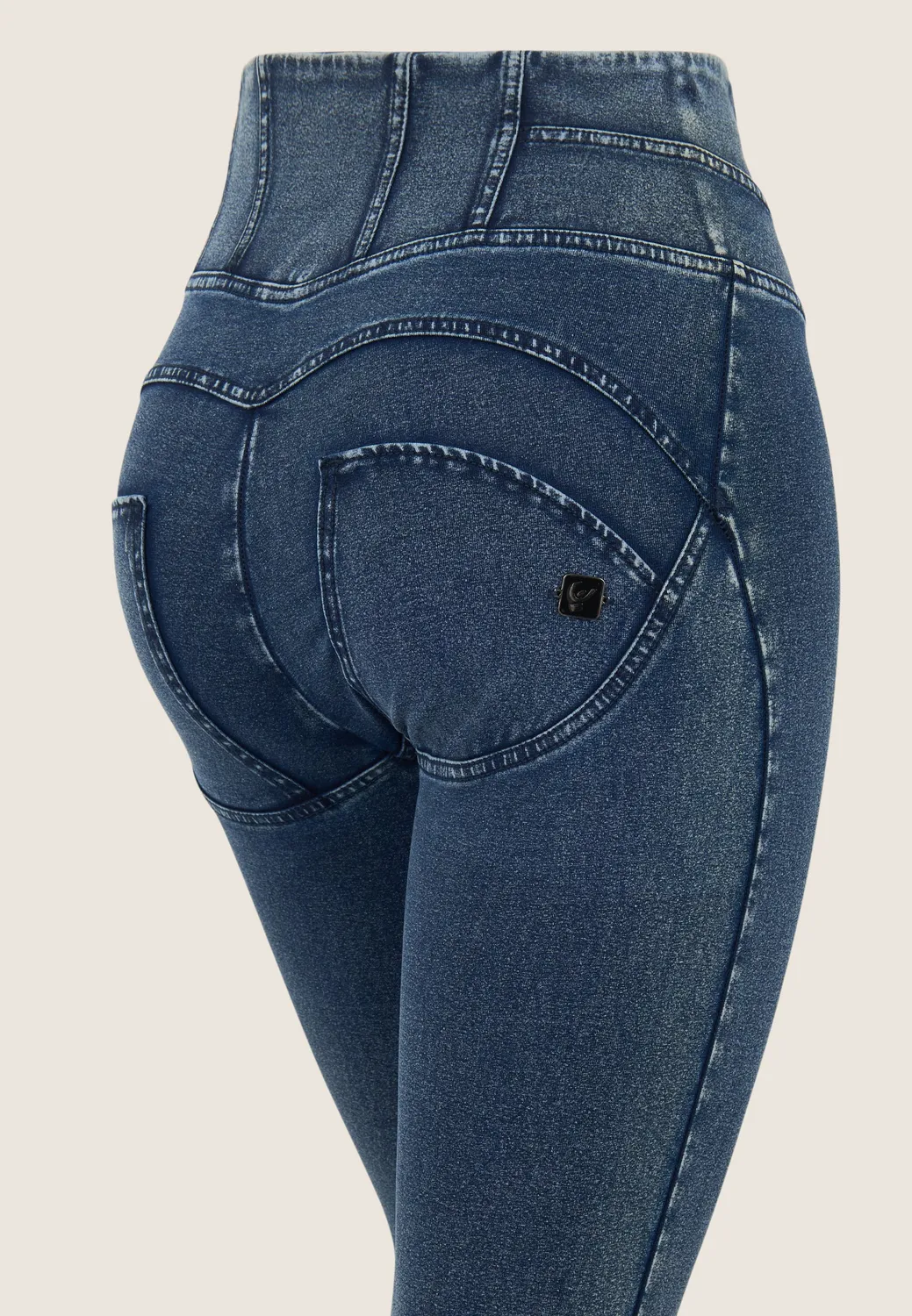 Freddy WR.UP Superskinny Push-up Hose Denim-Optik hoch