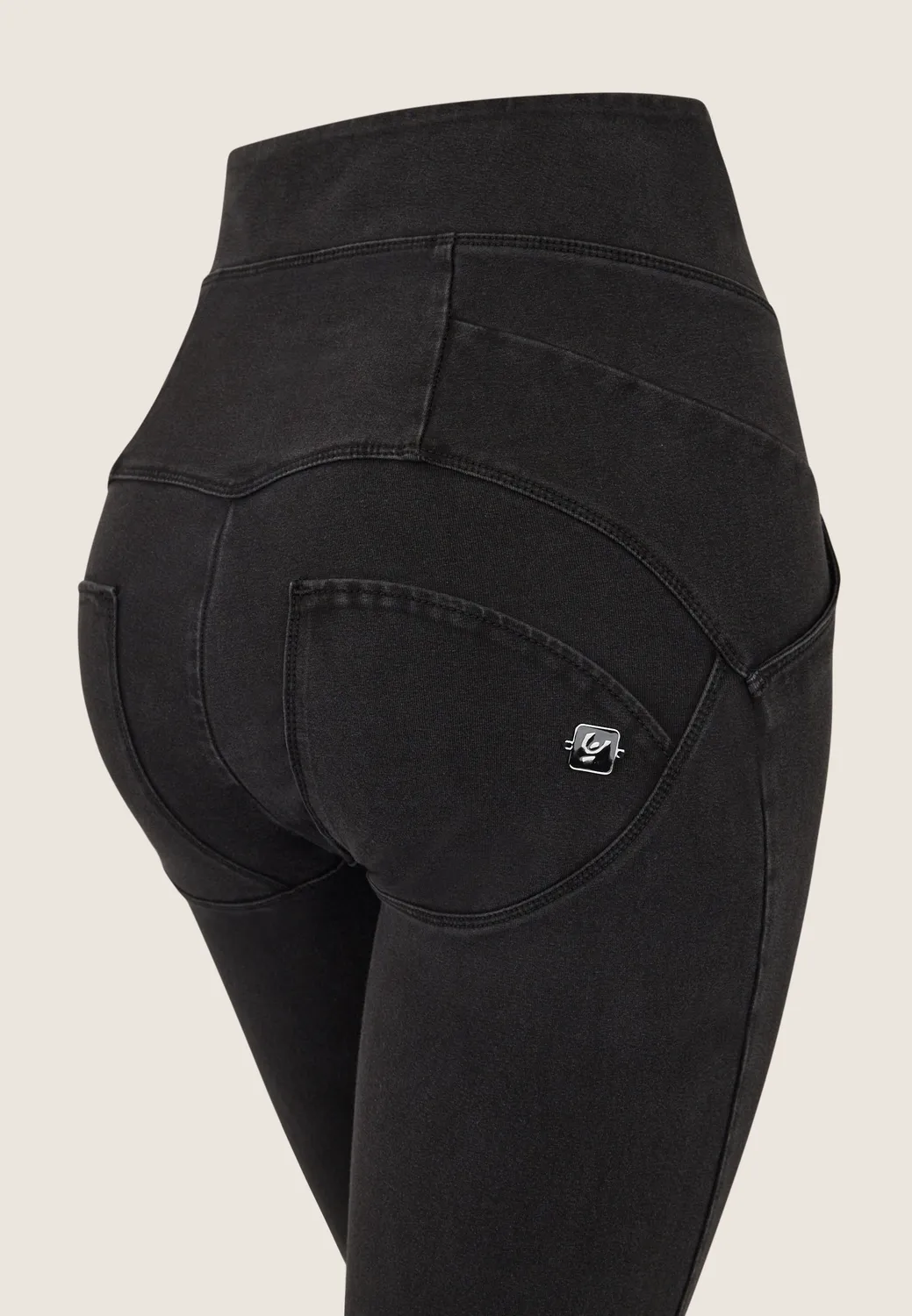 Freddy WR.UP Jeggings 7/8 Dark Jeans-Yellow Seam Push-up