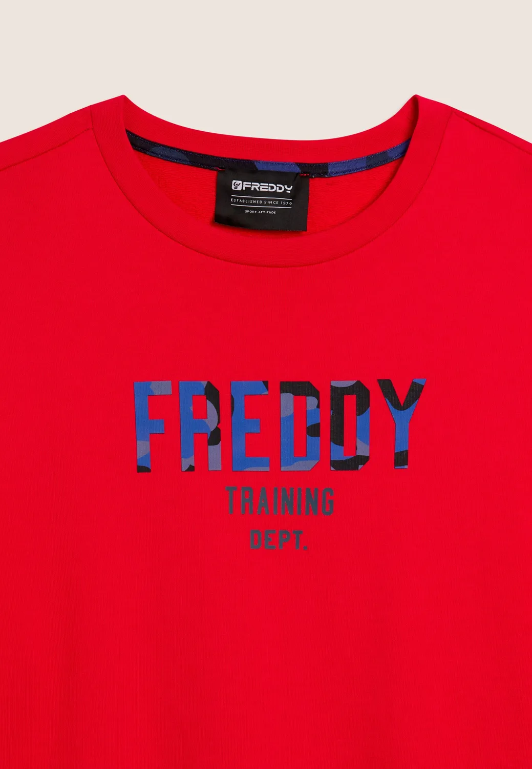 Freddy Training Sweatshirt Dunkelblau Baumwolle Relaxed