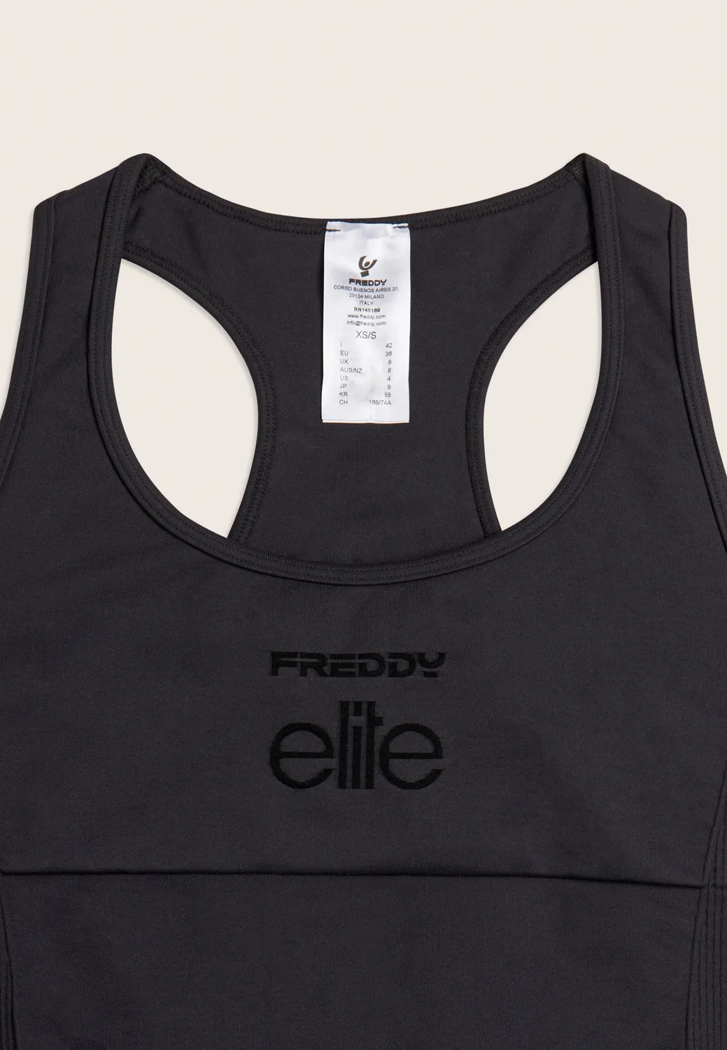 Freddy WR.UP Elite Jumpsuit Damen Dunkelgrau Racerback