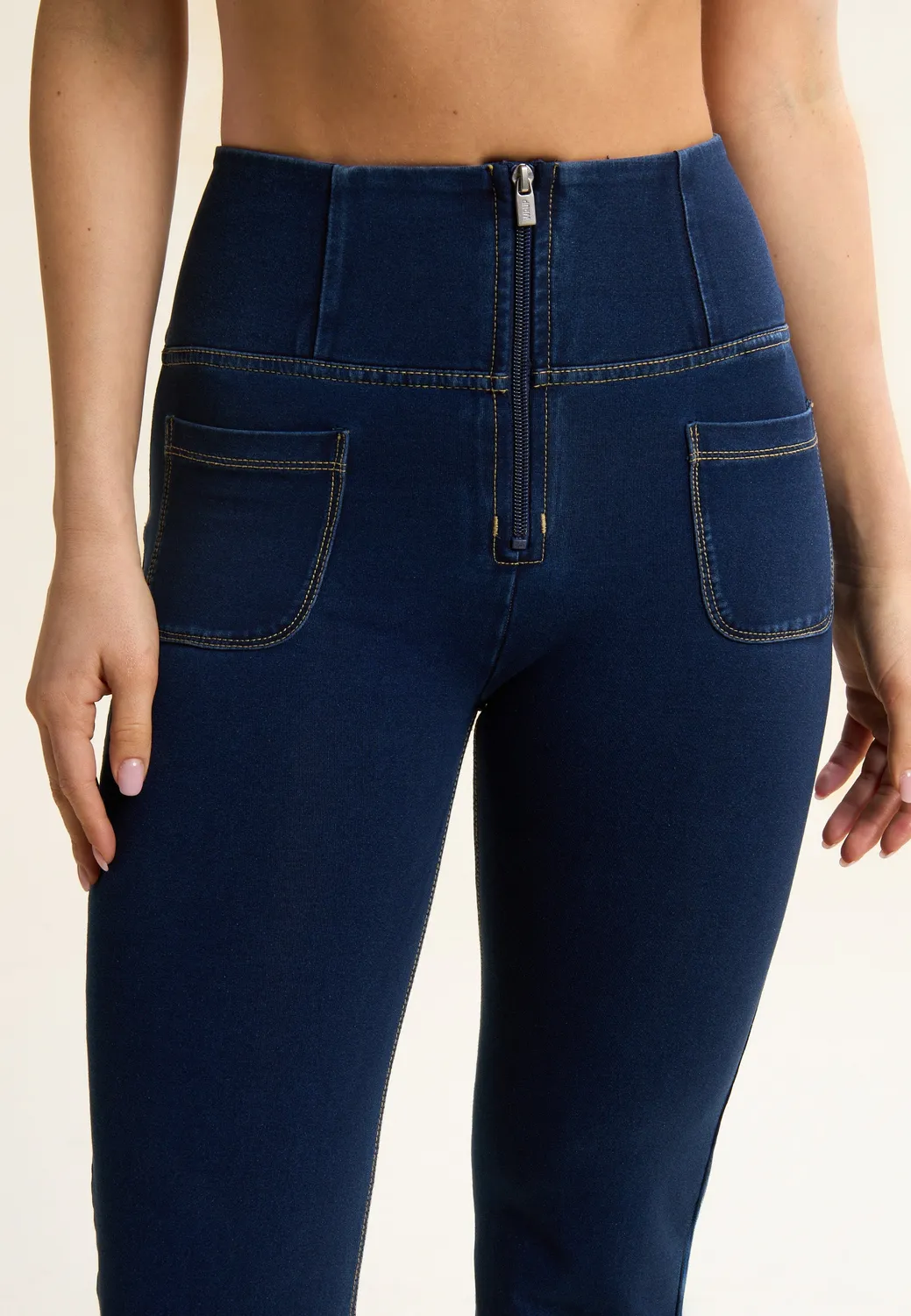 Freddy WR.UP Flare Jeans Washed Push-up Light Grey