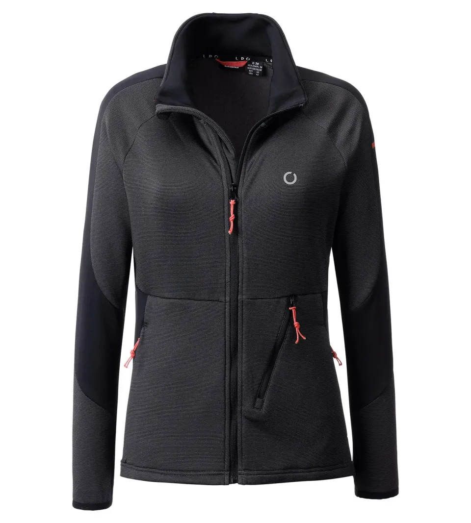 LPO Uma Fleecejacke schwarz isolierend