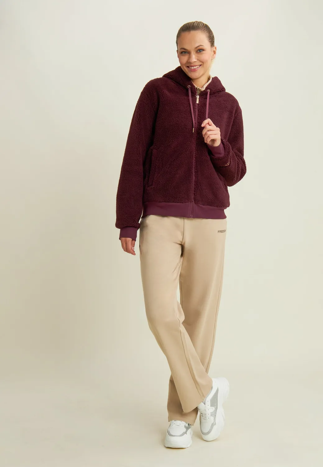 Freddy Jogginghose Damen Dark Sapphire gerades Bein