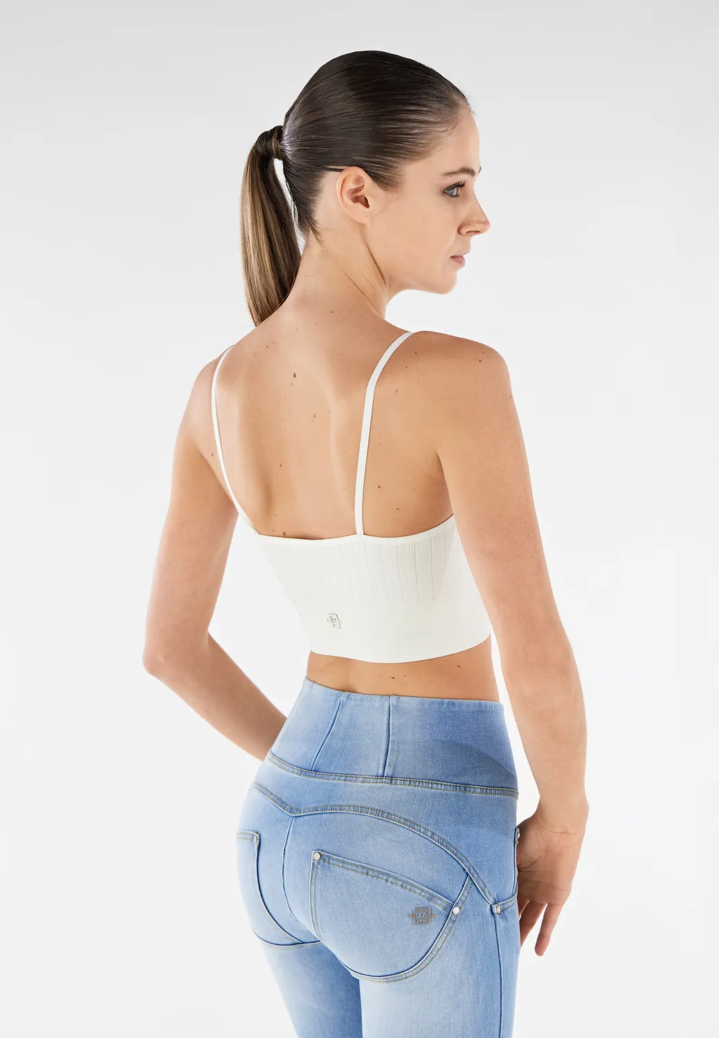 Freddy WR.UP Jeans High-Waist schwarz Risse Push-up