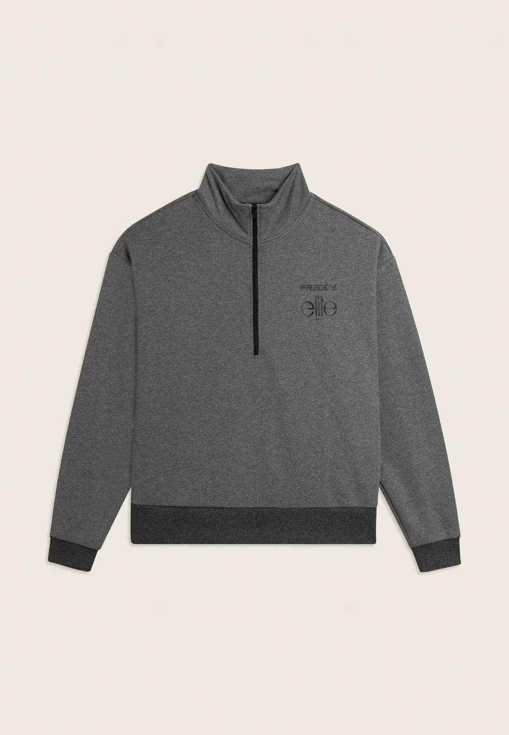 Freddy Elite Sweatshirt Damen Grau mit Half-Zip
