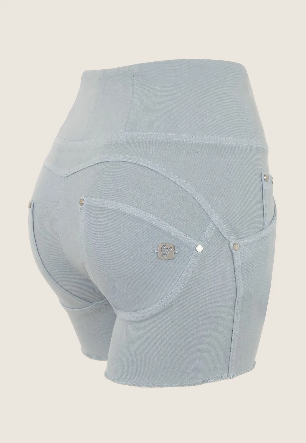 Freddy WR.UP Shorts Damen Blue Fog hoher Bund