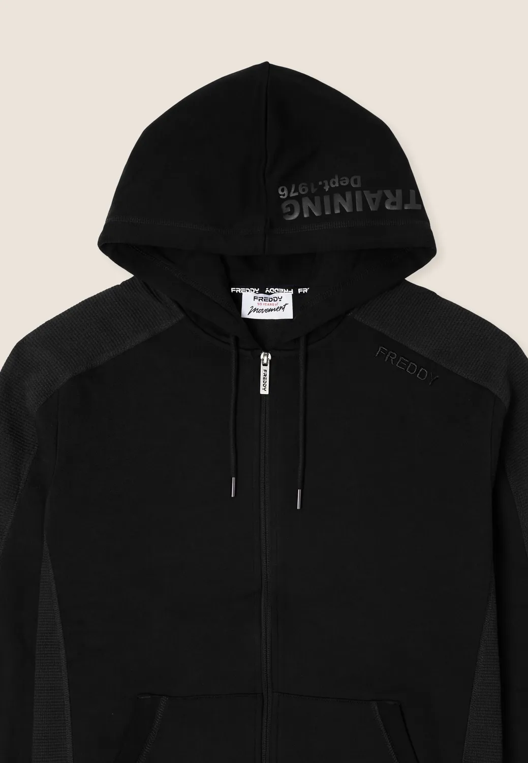 Freddy Hoodie Herren Zip Training Dept Dress Blue