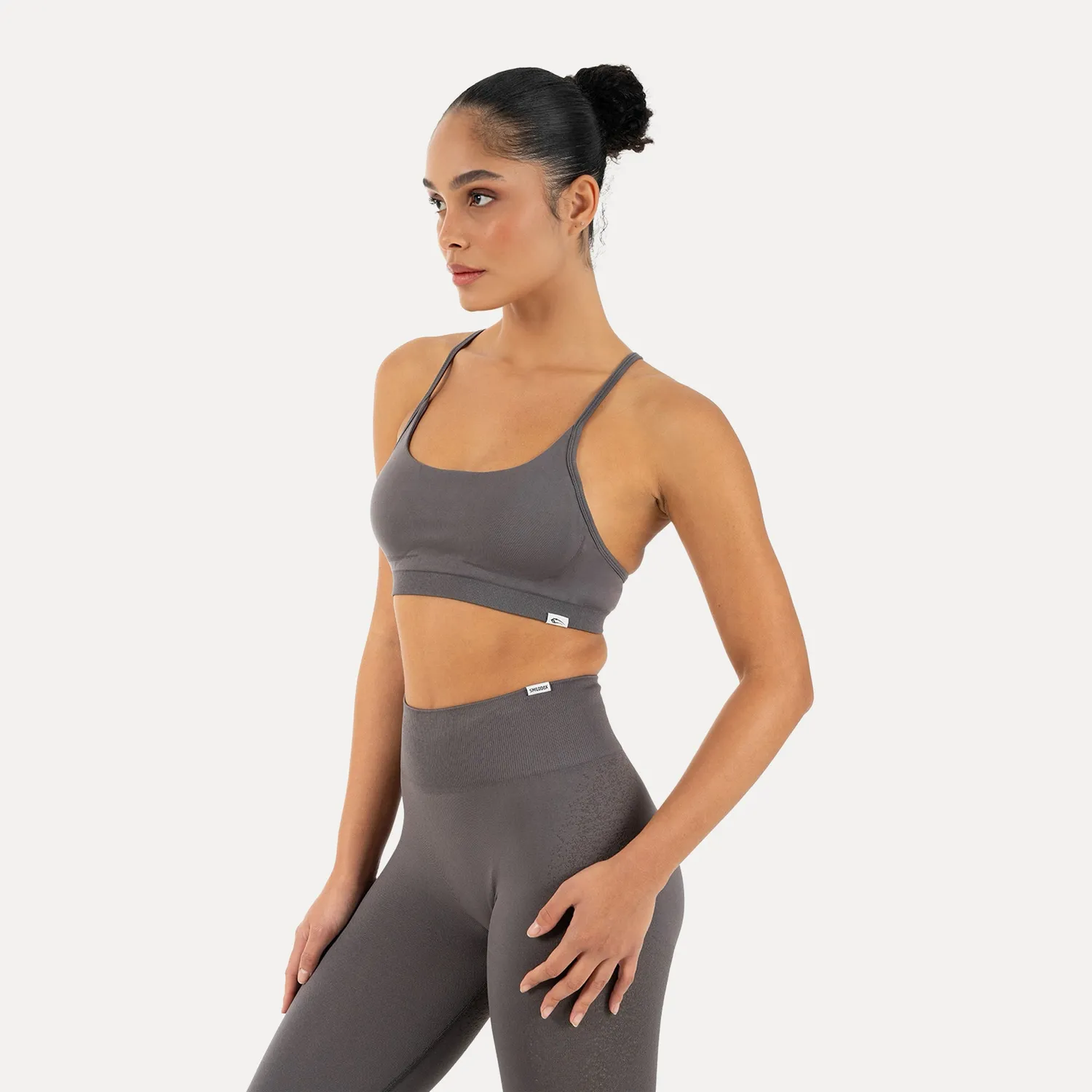 Smilodox Timea Sport BH Damen Schwarz hoher Halt