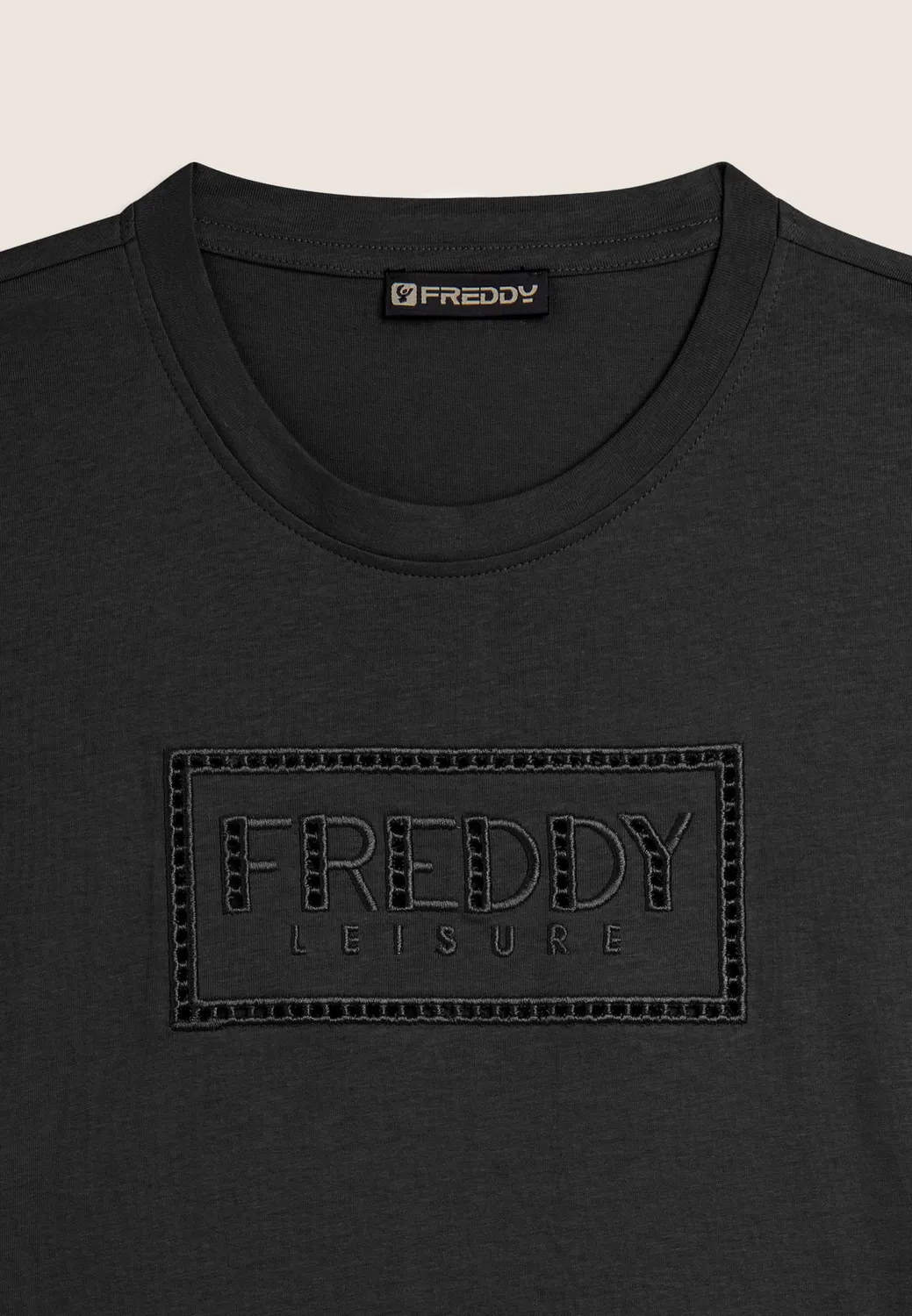 Freddy T-Shirt Flügelärmel Damen Zen Blue Baumwolle