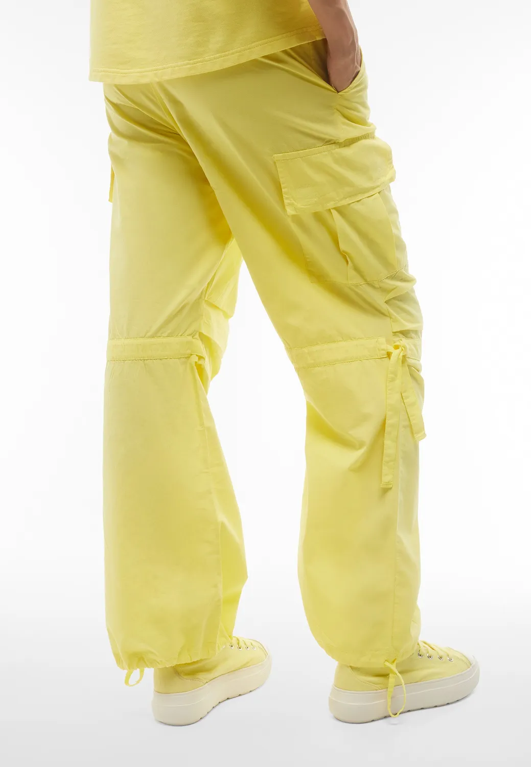 Freddy Cargo Hose Damen Popeline Schwarz blickdicht