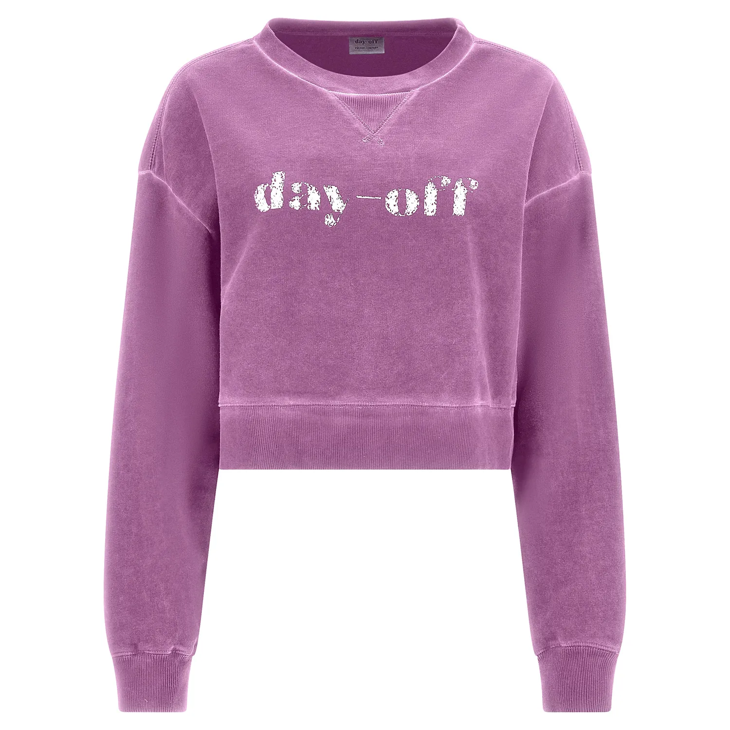 Freddy Day-Off Sweatshirt Cropped Cold Dyed Damen