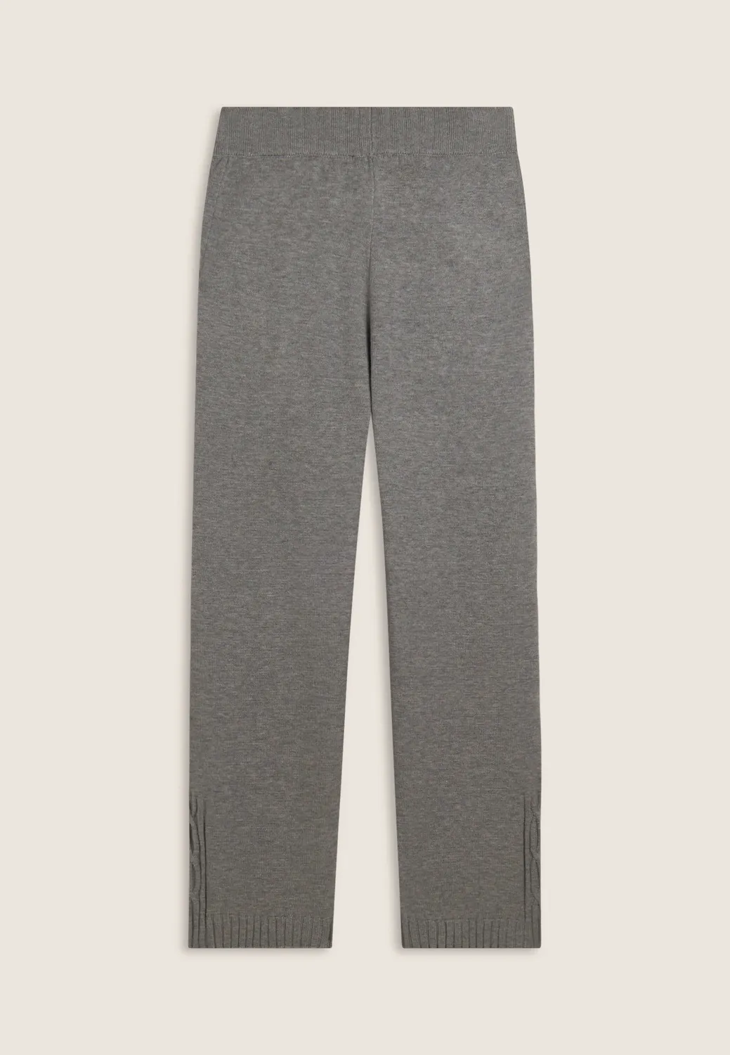 Freddy Damen Sporthose Grau Gerades Bein Taschen