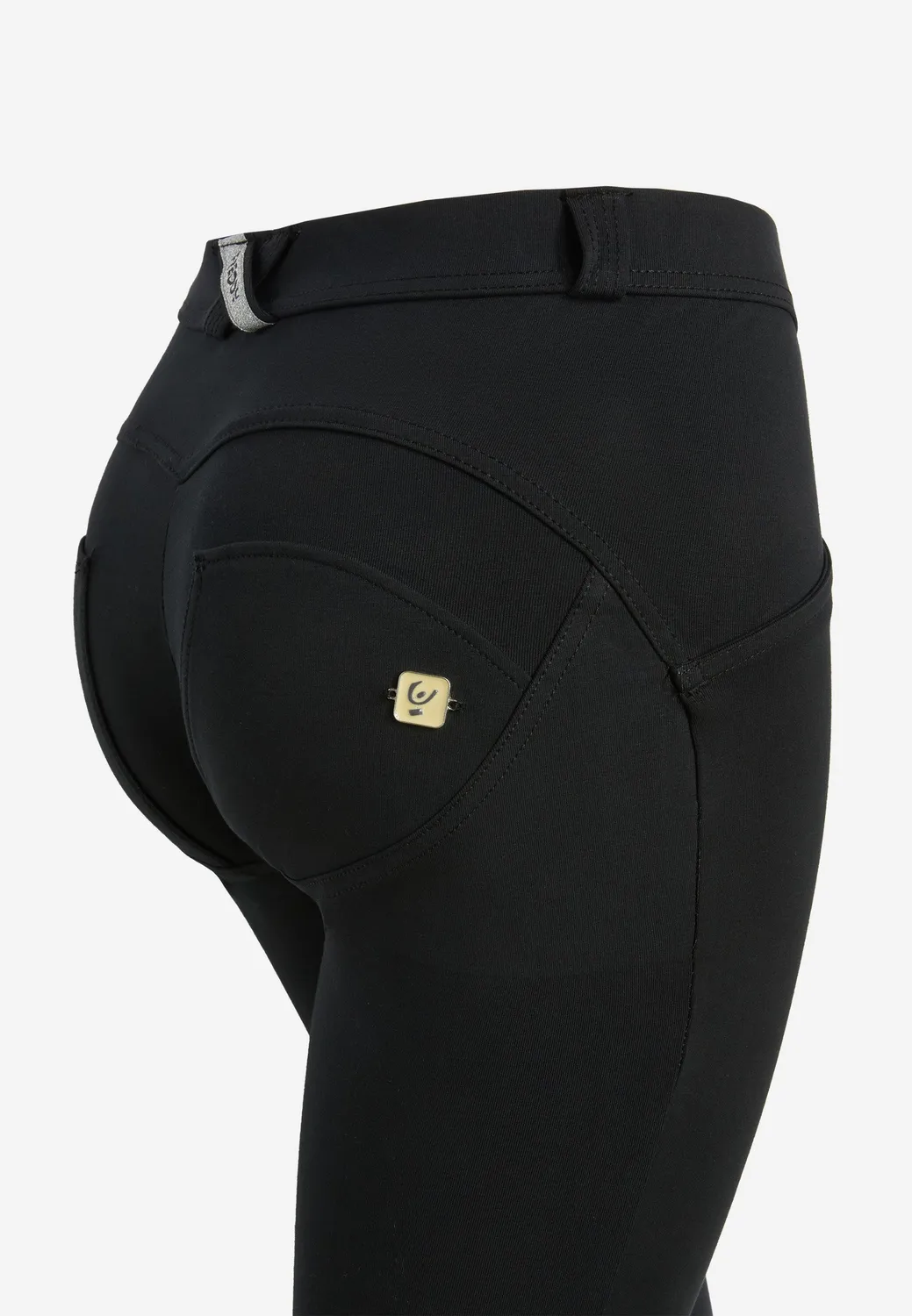 Freddy WR.UP Vita Regular Flare Leggings Schwarz Baumwolle Push-Up