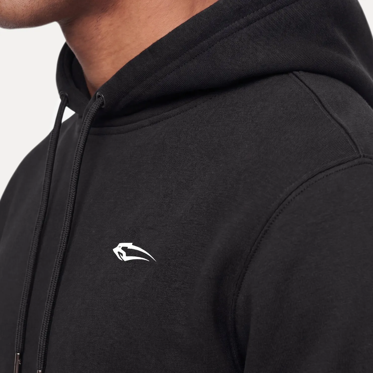 Smilodox Sorea Darian Hoodie Schwarz Baumwolle