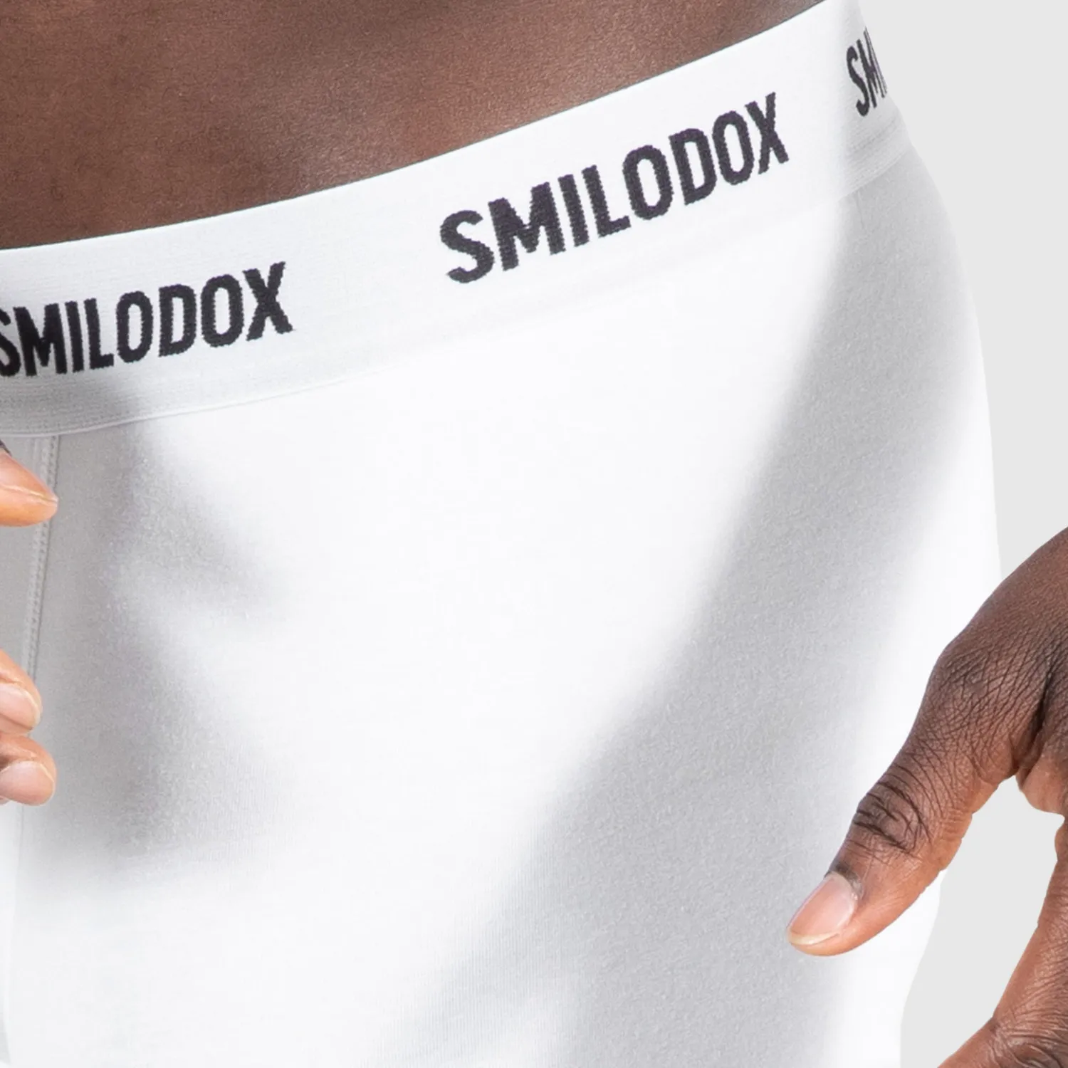 Smilodox Boxershorts 3er Pack Herren Baumwolle schwarz
