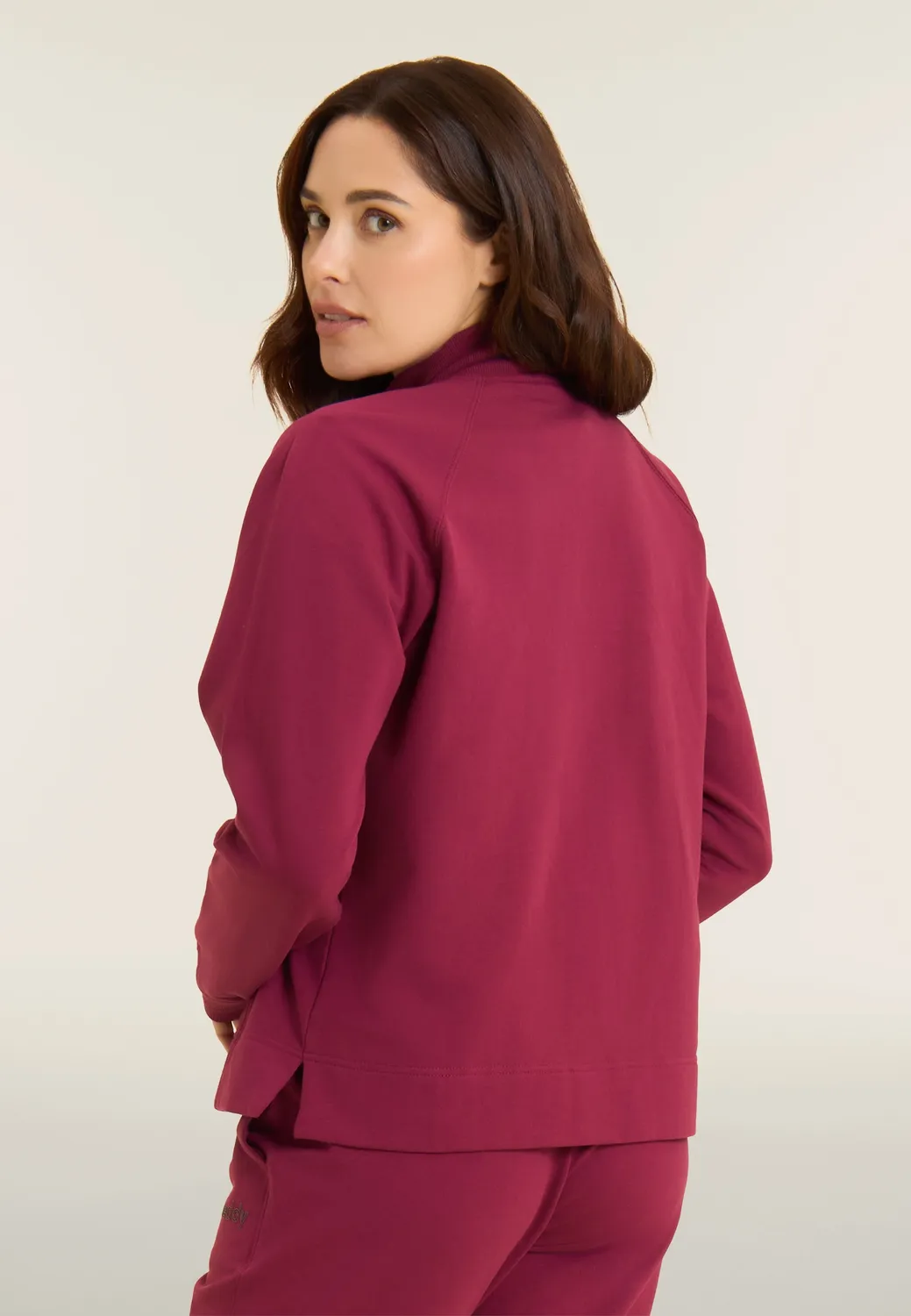 Freddy Boxy Cropped Full-Zip Sweatjacke schwarz