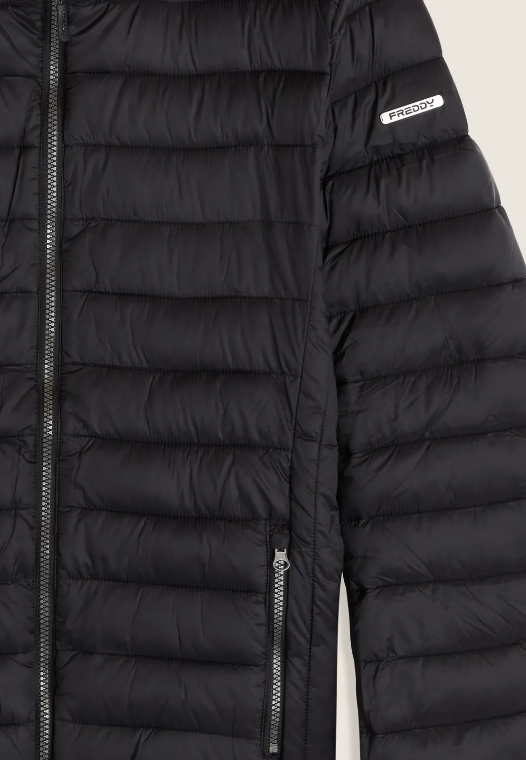 Freddy Steppjacke Herren blau Kapuze Winter