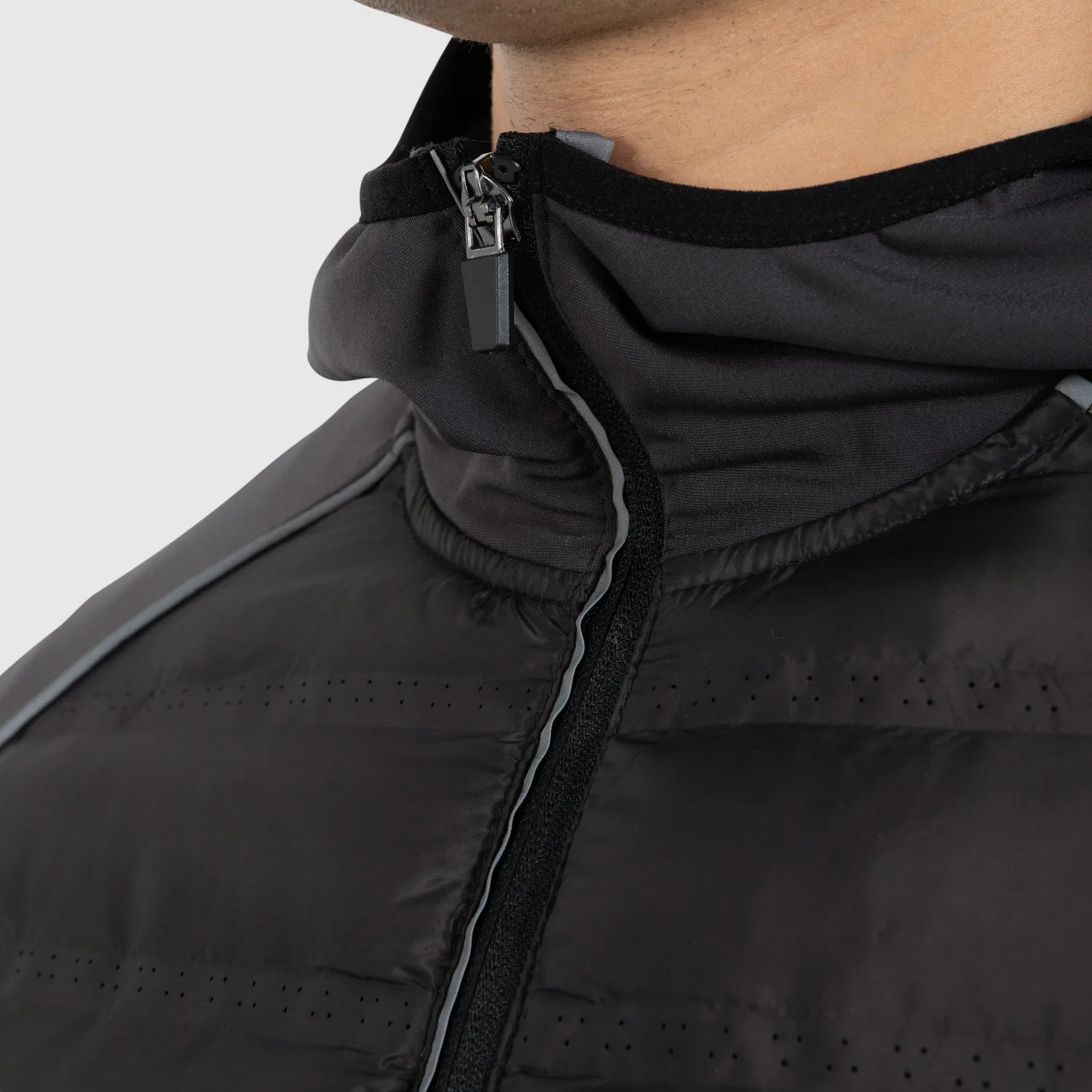 Smilodox Zeyn Matteo Outdoorjacke Schwarz mit Kapuze