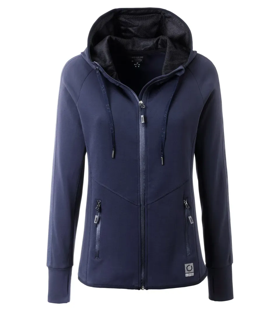 LPO Veloria Damen-Sportjacke dunkelblau elastisch