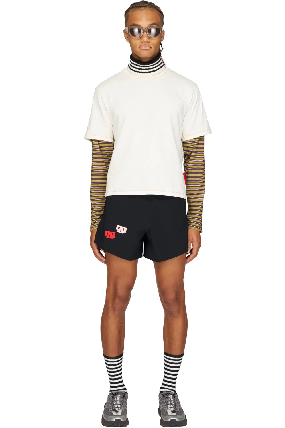UNNA Tempo Laufshorts Herren Podium Black recycelt