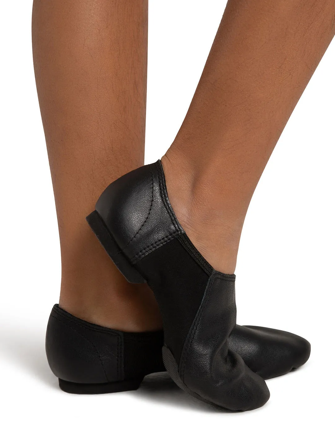 Capezio Nova V505C Jazzschuhe Kinder Schwarz Leder