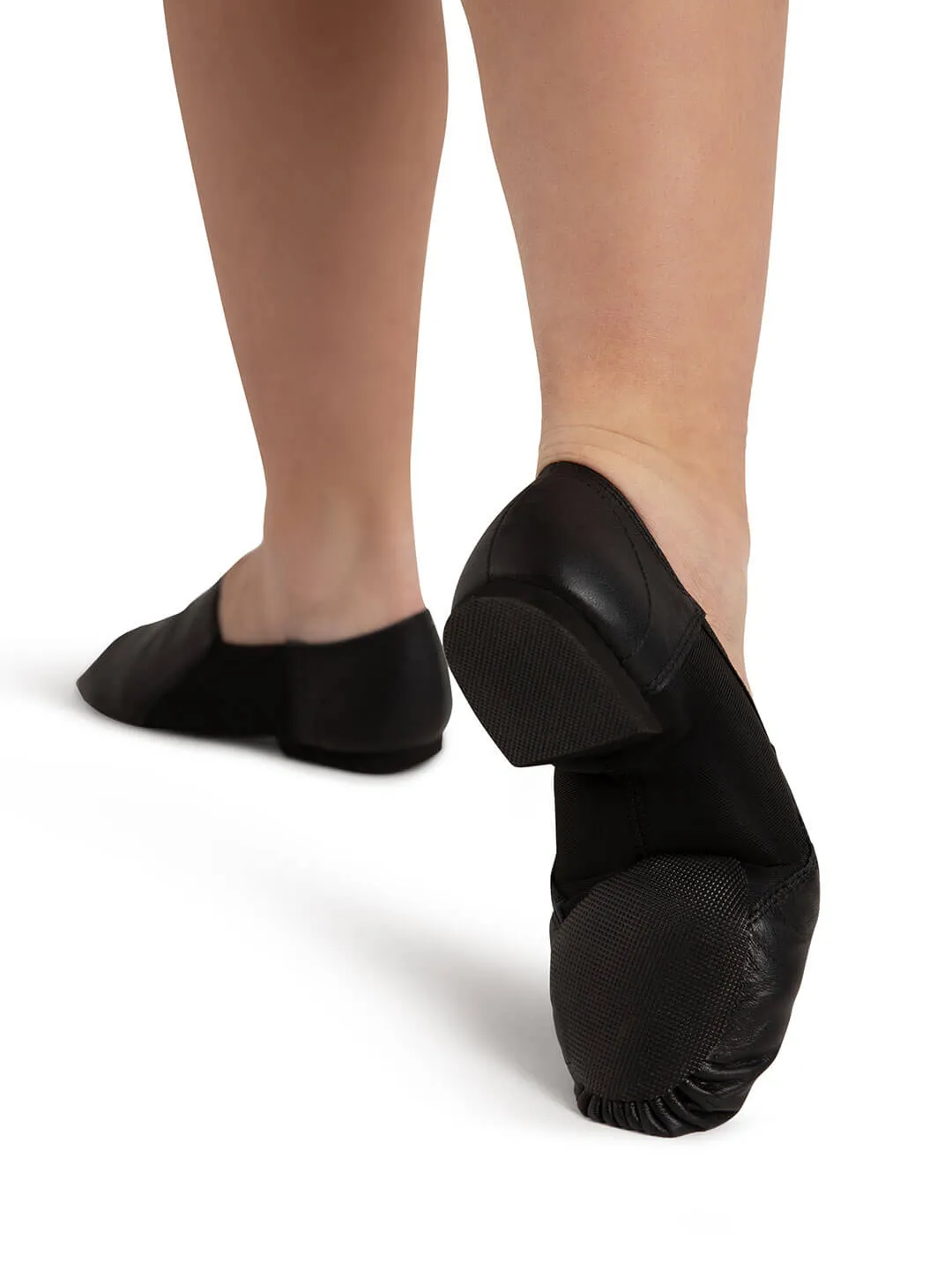 Capezio Nova V505C Jazzschuhe Kinder Schwarz Leder