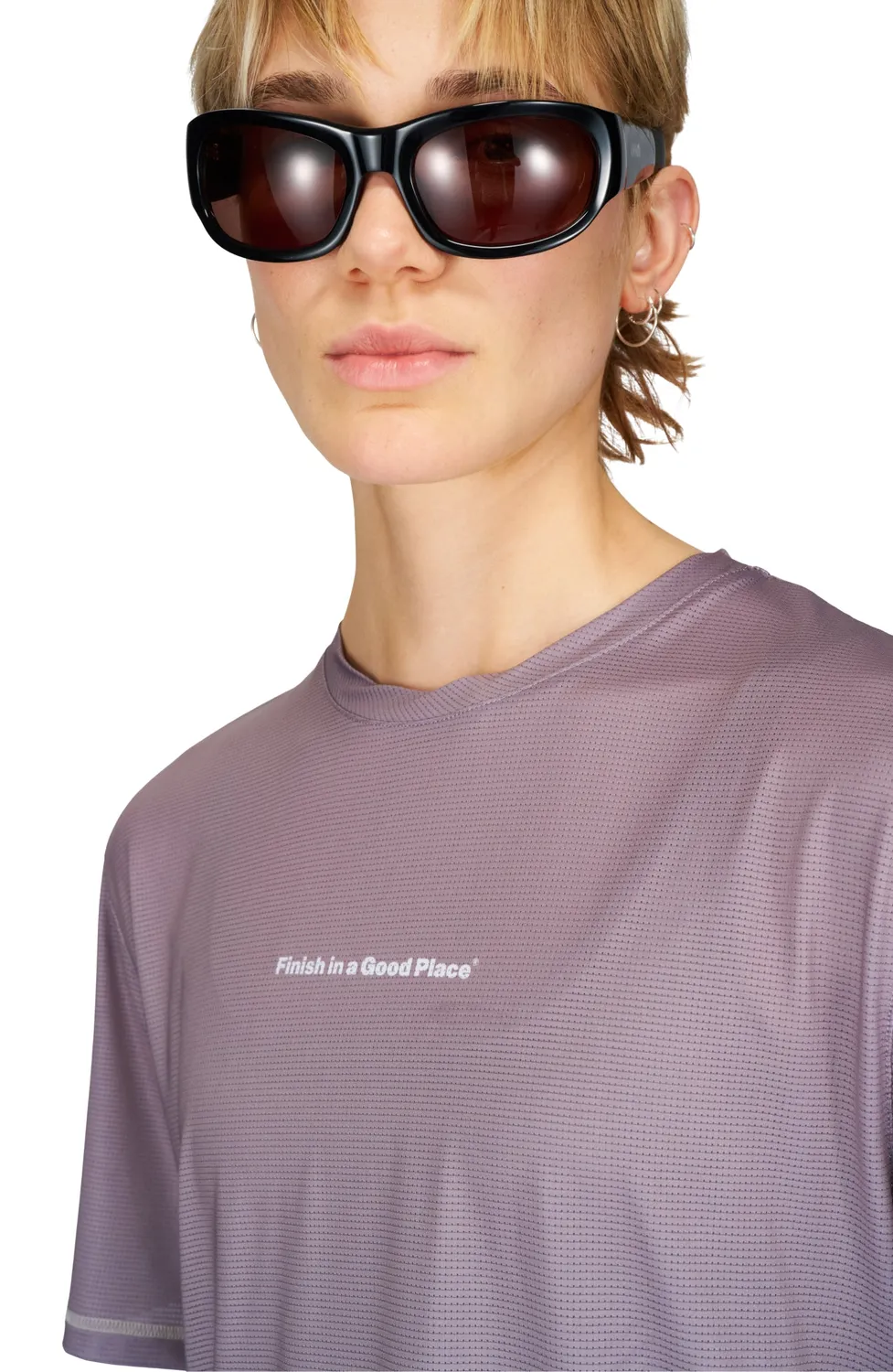 UNNA Wavy Tee W T-Shirt Orchid Night Kontrastnaht