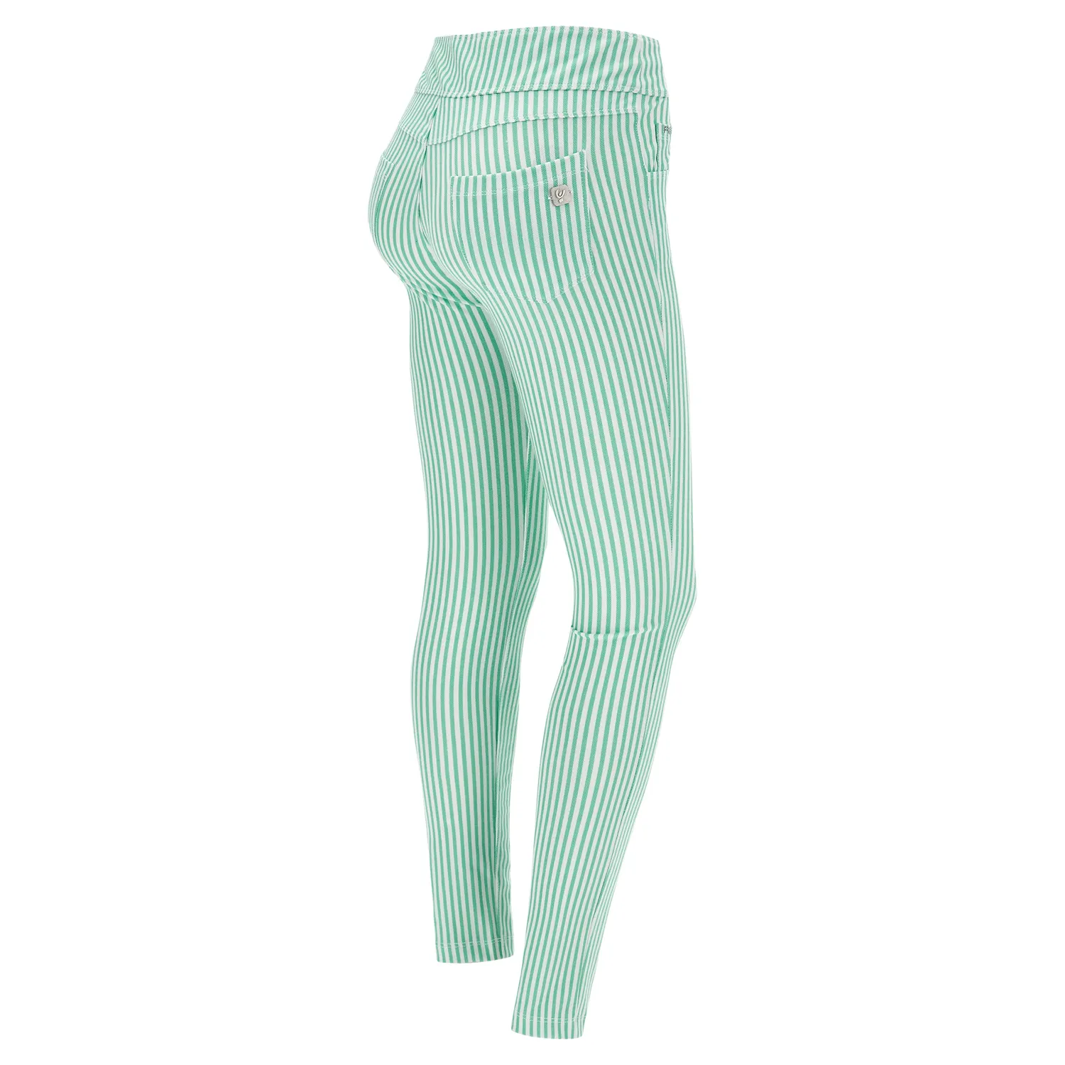 Freddy N.O.W. Yoga Hose Streifen Slim Fit Pastell