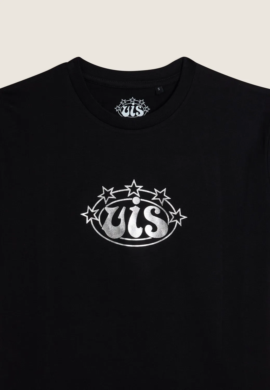 Freddy VIS Box T-Shirt Nero-Silver Baumwolle Logo